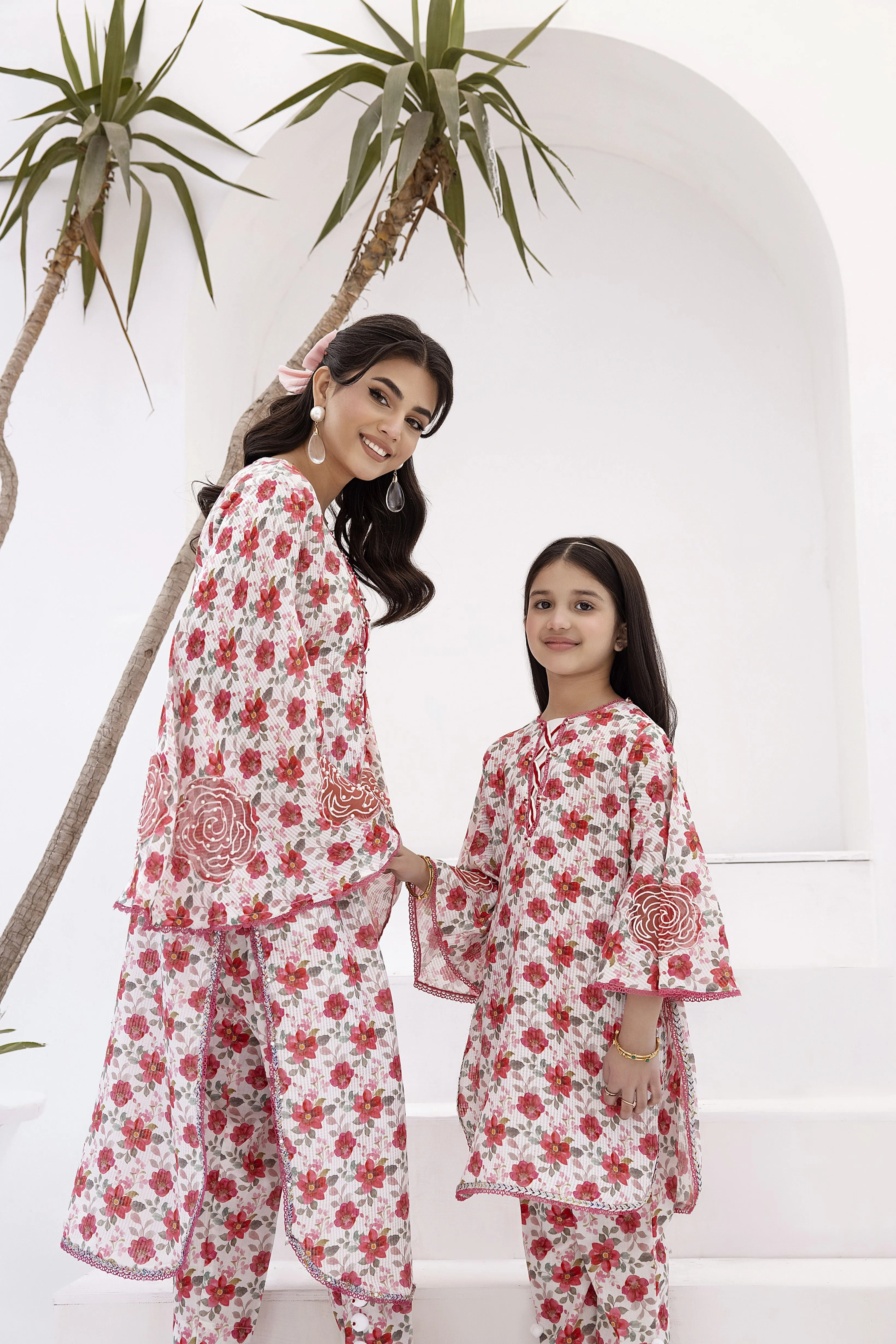 2PC COTTON JACQUARD CO-ORD BY MONA MC1