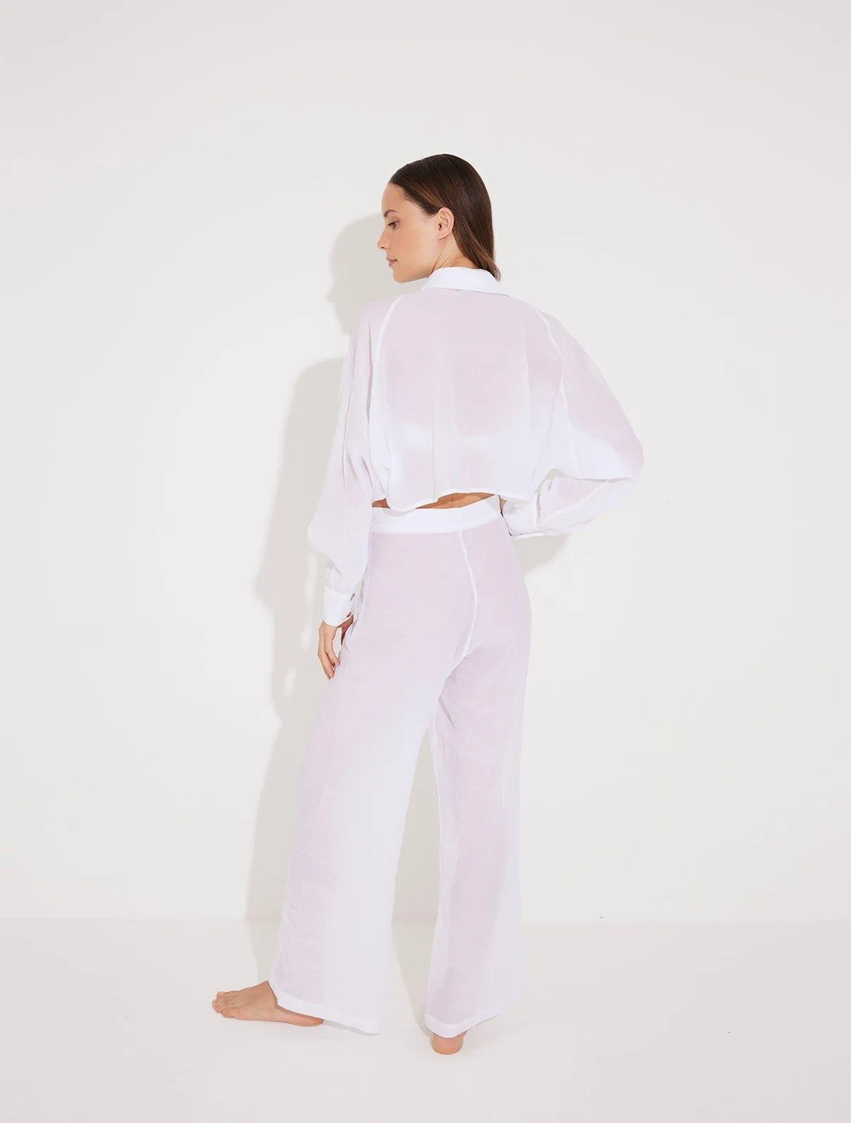 Aura White Pants