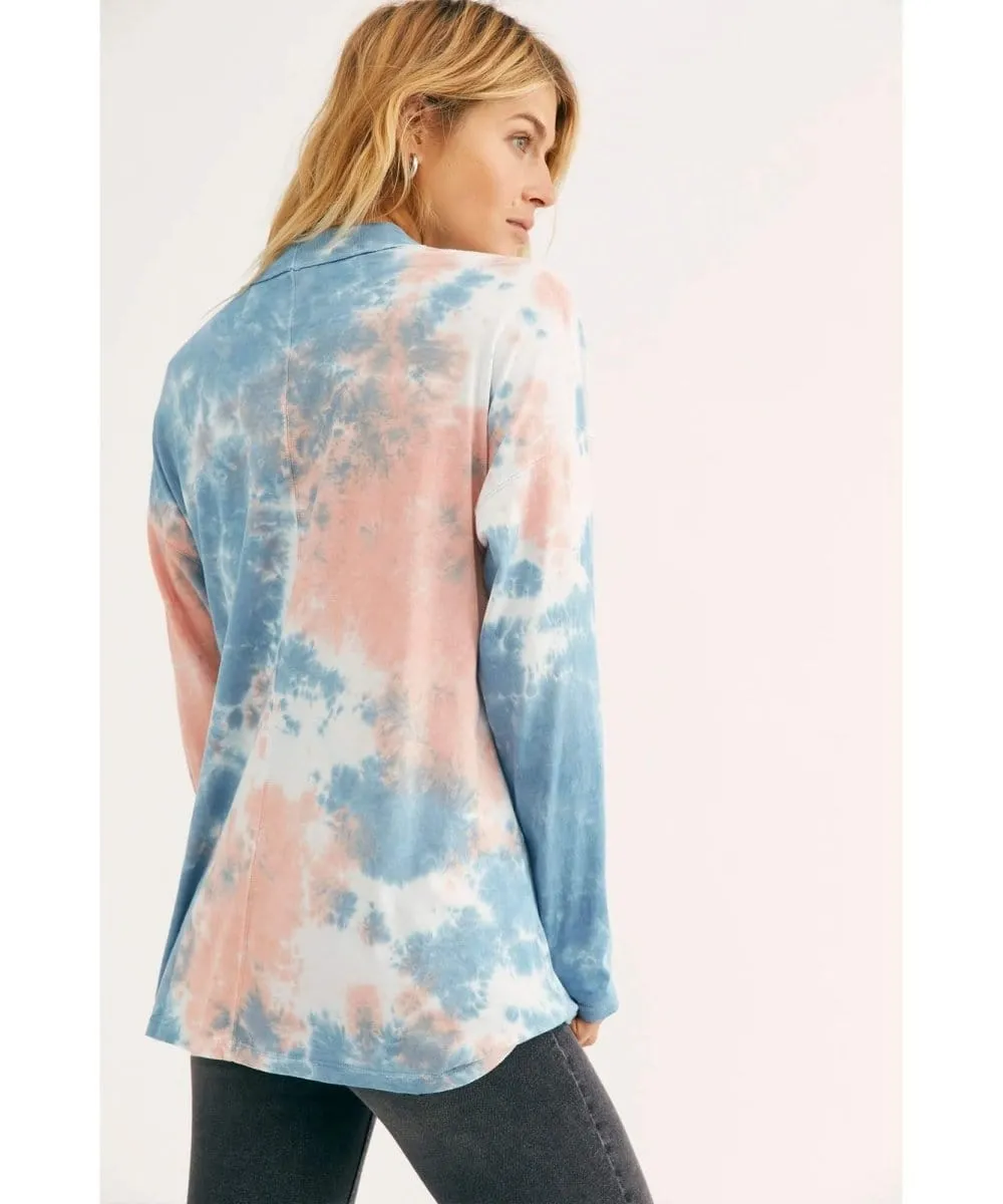 Be Free Tie Dye Cotton Candy LS