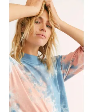 Be Free Tie Dye Cotton Candy LS