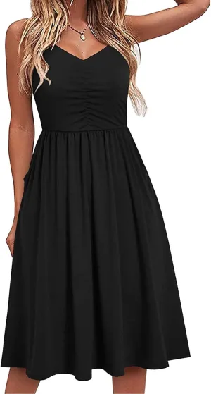 Beach Vacation Clothes for Women Beach Fashion Vacation Essentials Casual Dresses for Women Sleeveless Summer Beach Dress