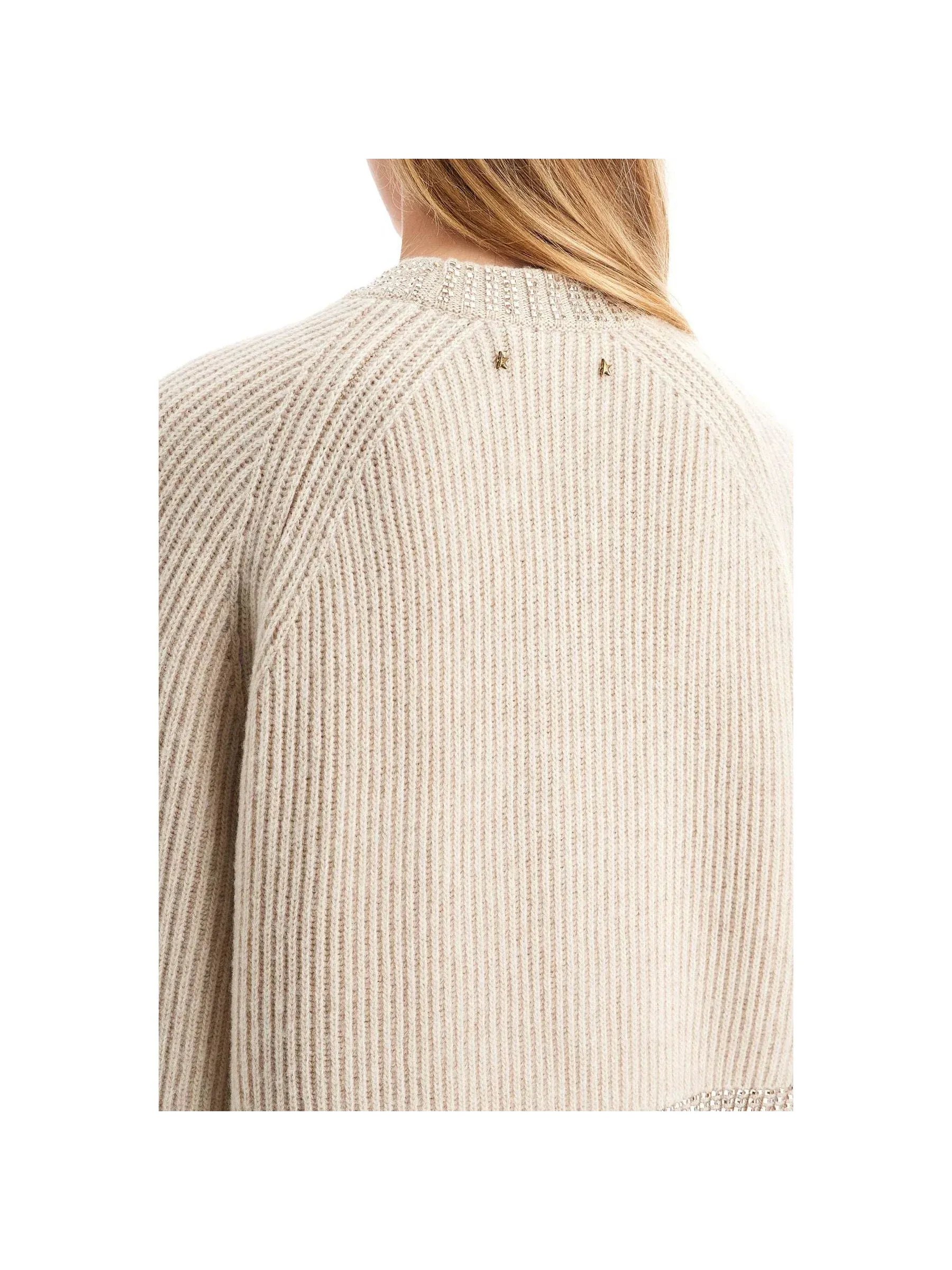 Boxy Ribbed Knit Sweater