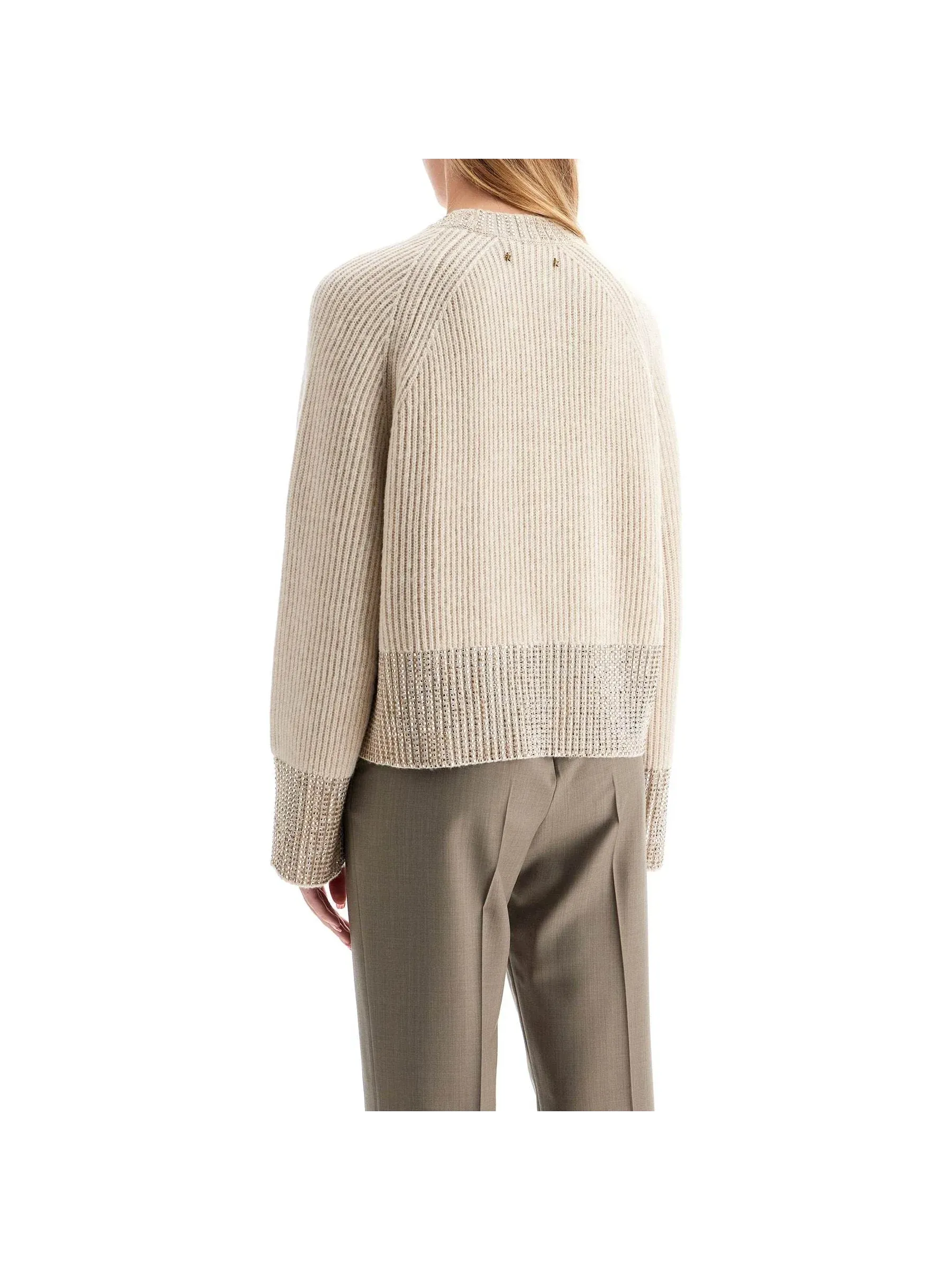 Boxy Ribbed Knit Sweater