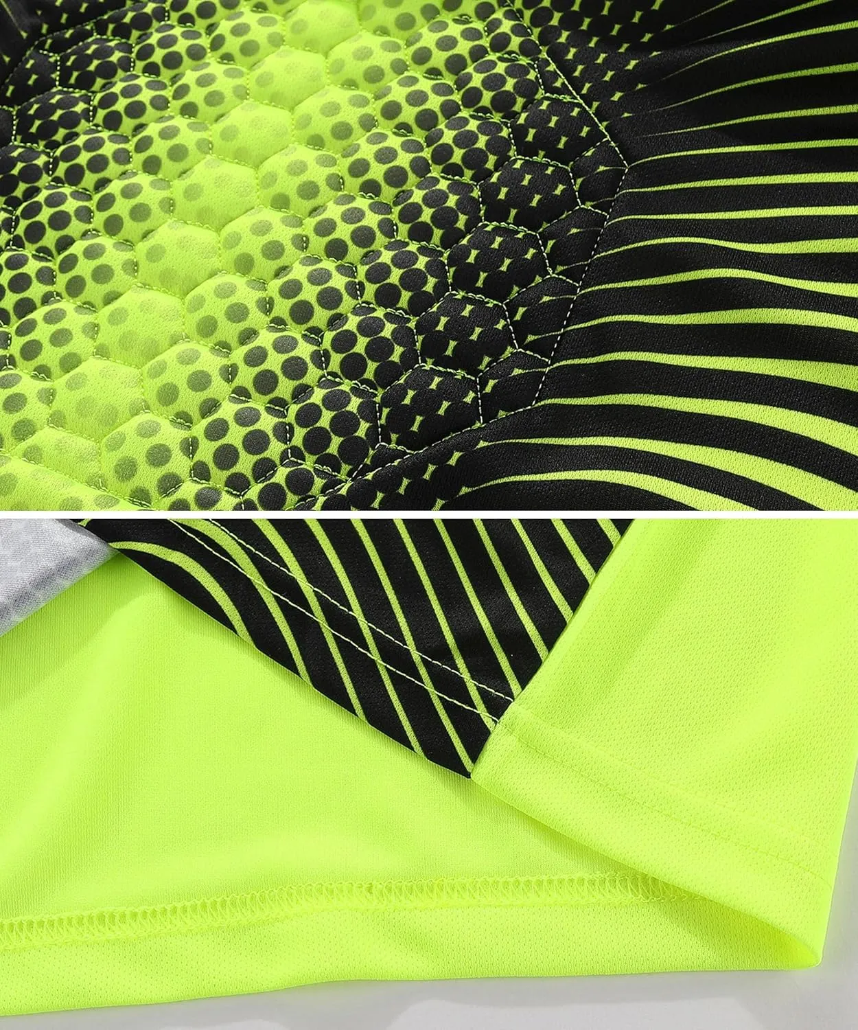 Boys Padded Goalkeeper Soccer Jersey and Pants Long Sleeve Goalie Uniform Kit for Kids and Youth