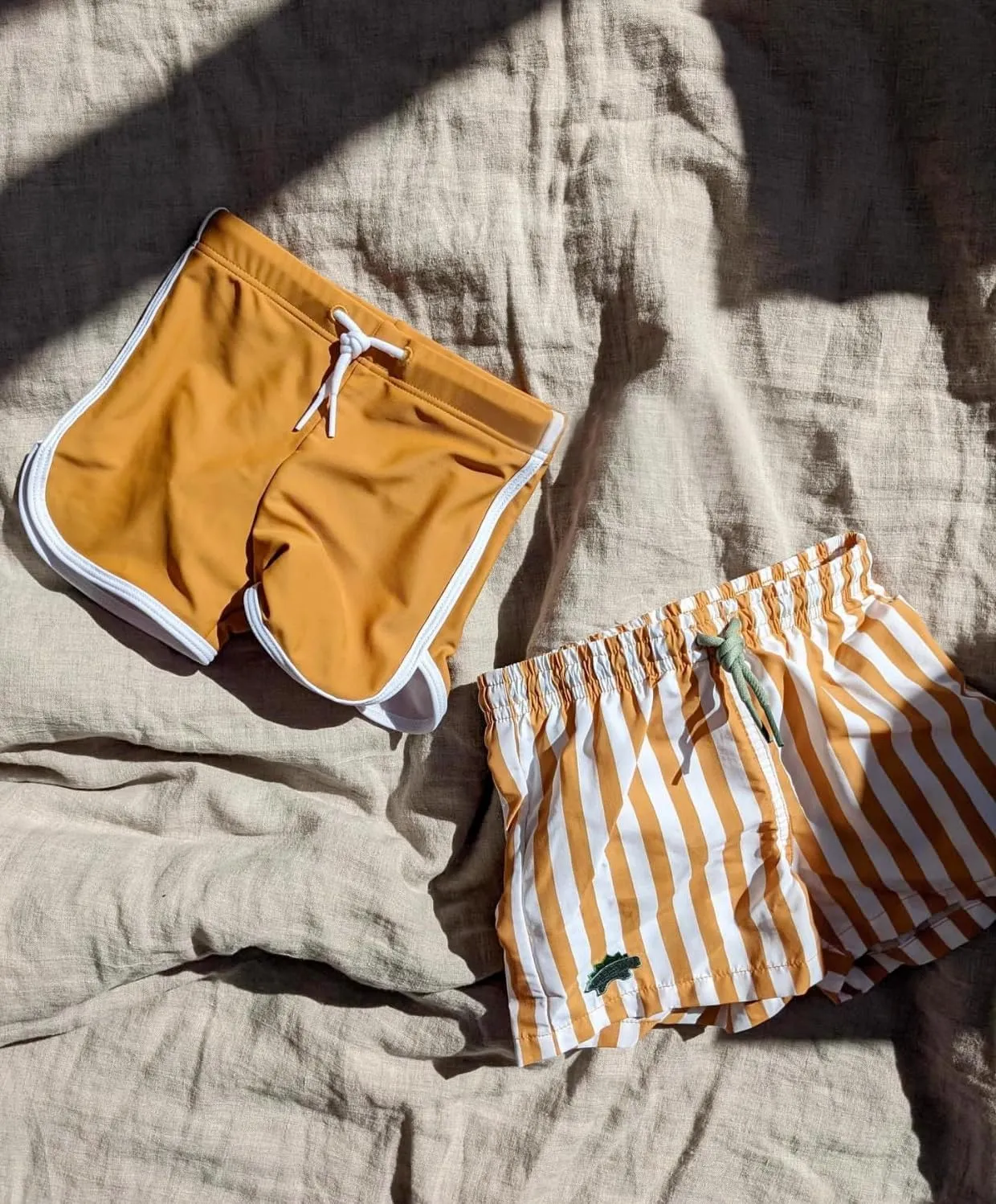 Boys Swim Trunks Quick Dry Beachwear Sport Swim Shorts Toddler Boy Swimwear Striped Bathing Suit Board Short 0-9 Year