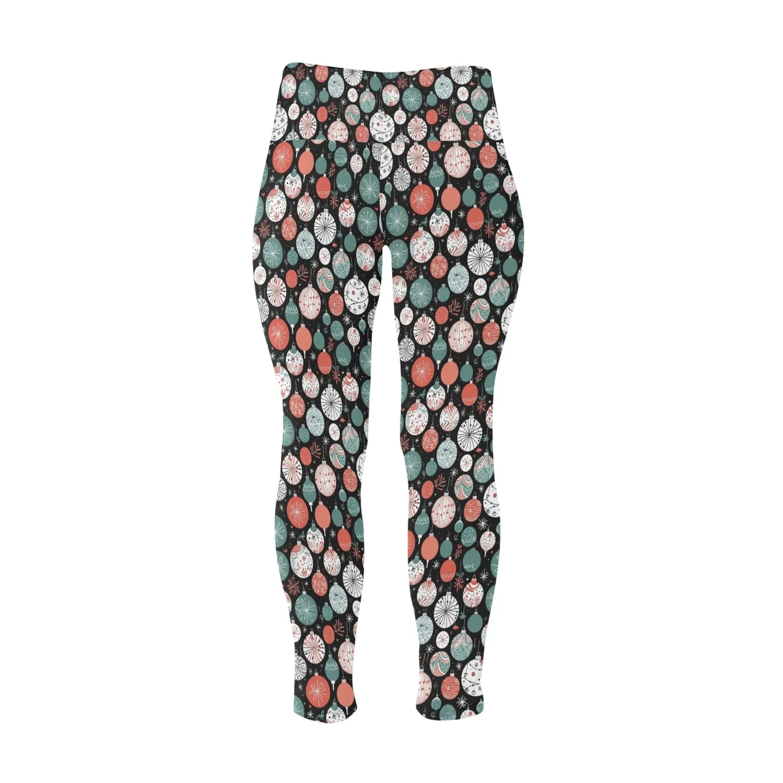 Colorful Ornament Women's Plus Size High Waited Leggings Women's High Waist Leggings(Plus Size)(ModelL45)