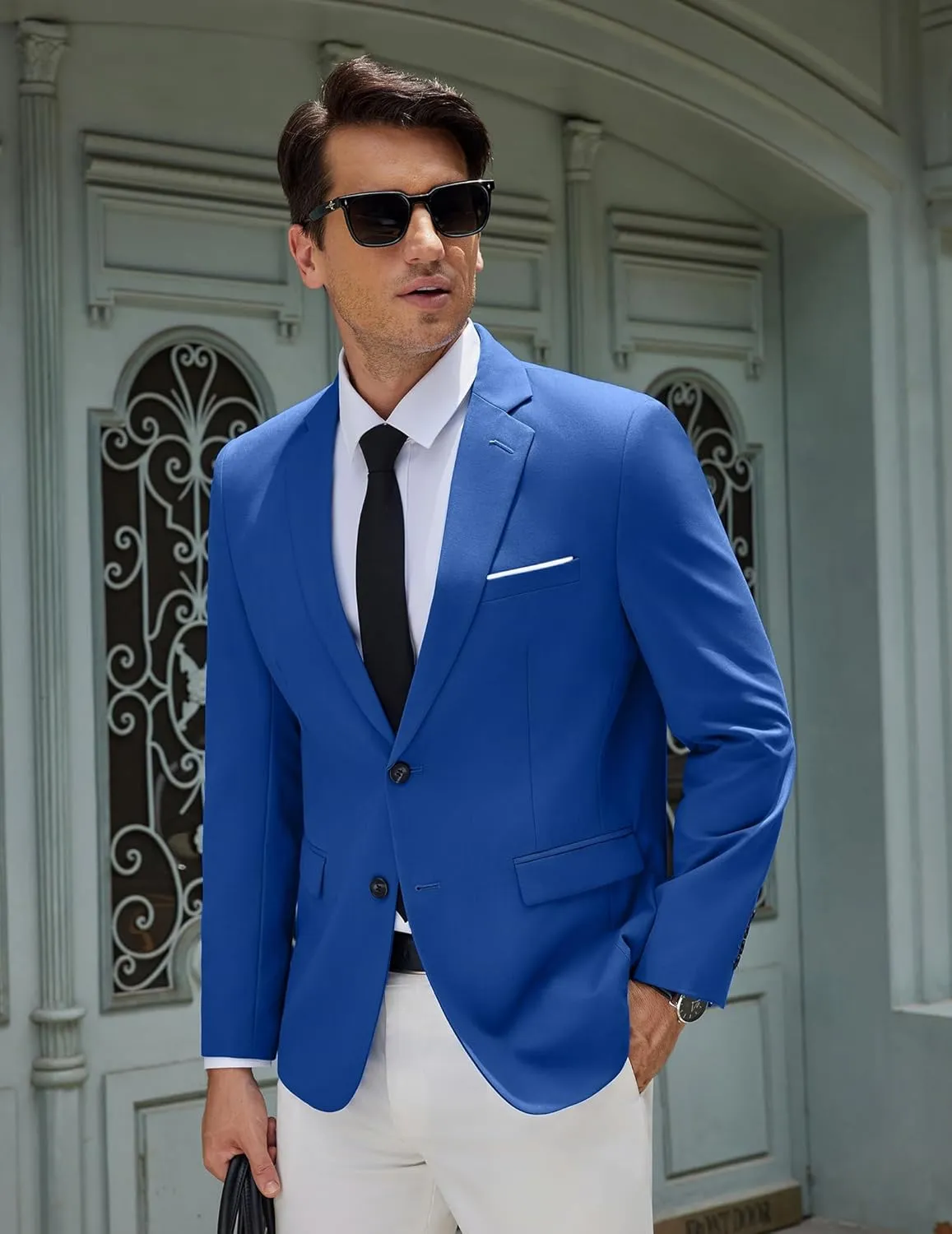 COOFANDY Men's Casual Blazer Slim Fit Sport Coat Suit Jacket Lightweight Two Button Blazer Jacket