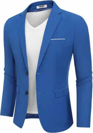 COOFANDY Men's Casual Blazer Slim Fit Sport Coat Suit Jacket Lightweight Two Button Blazer Jacket