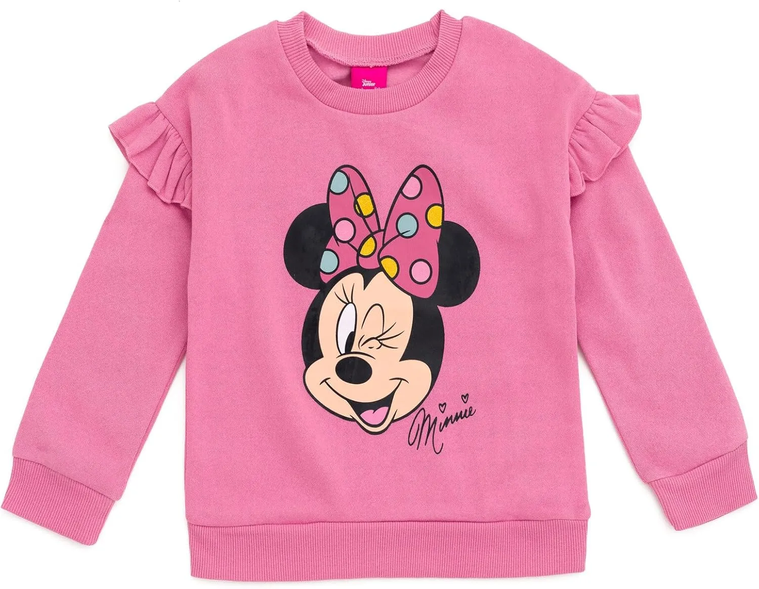 Disney Minnie Mouse Mickey Mouse Fleece Sweatshirt & Flare Leggings Outfit Set Infant to Big Kid Sizes (18 Months - 10-12)