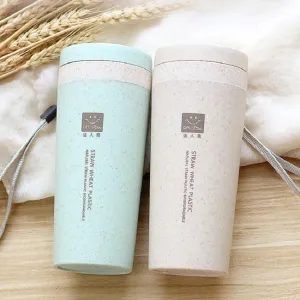 Double Insulated Wheat Straw Thermo Cup