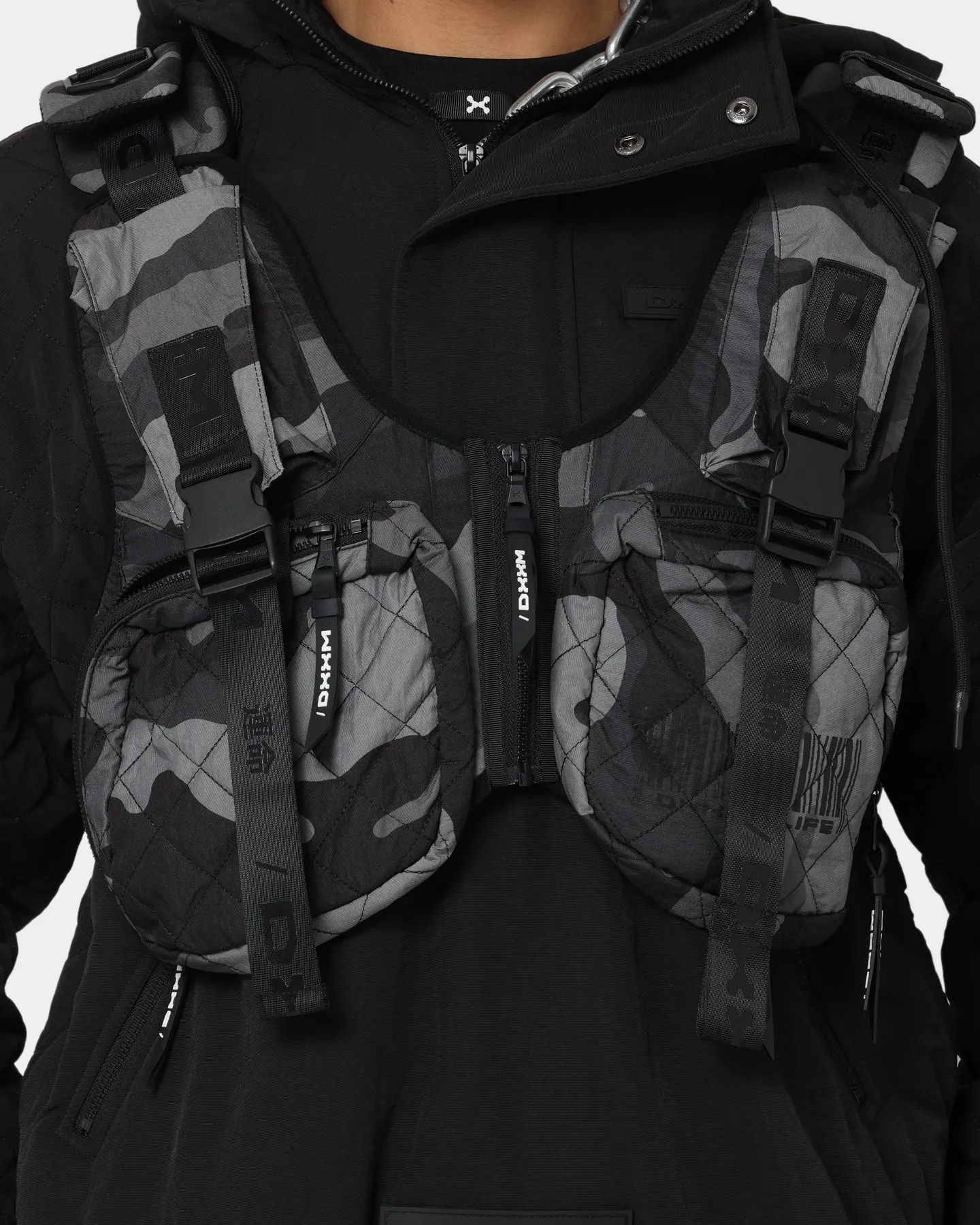 DXXMLIFE L-3 A Chain$aw Utility Vest Grey Camo