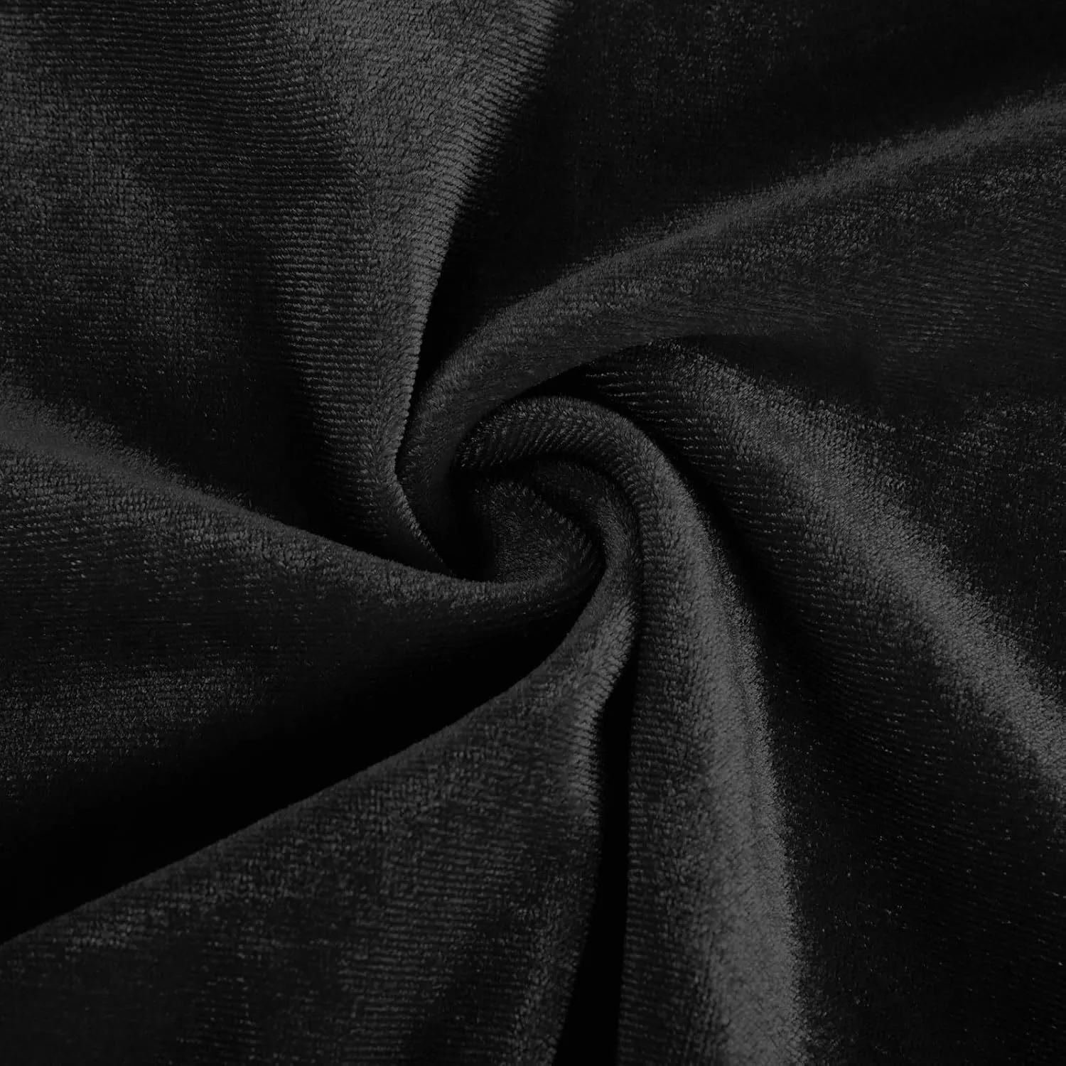 JOAU Women's 2024 Casual Long Sleeve Velvet Dresses Sexy Deep V Neck Ruffle Hem Empire Waist A Line Flowy Short Mini Dress