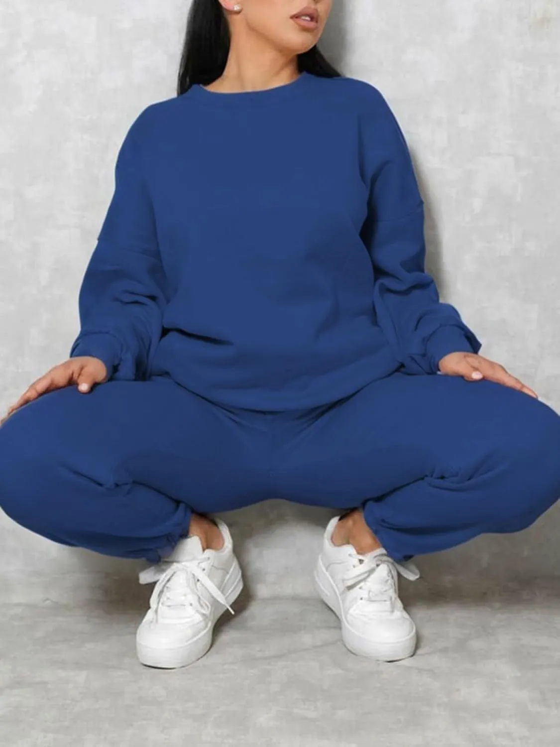 KANSOON Sweatsuits for Women Set 2 Piece Jogging Suit Long Sleeve Pullover Sweatshirts Sweatpants Tracksuit Casual Outfits