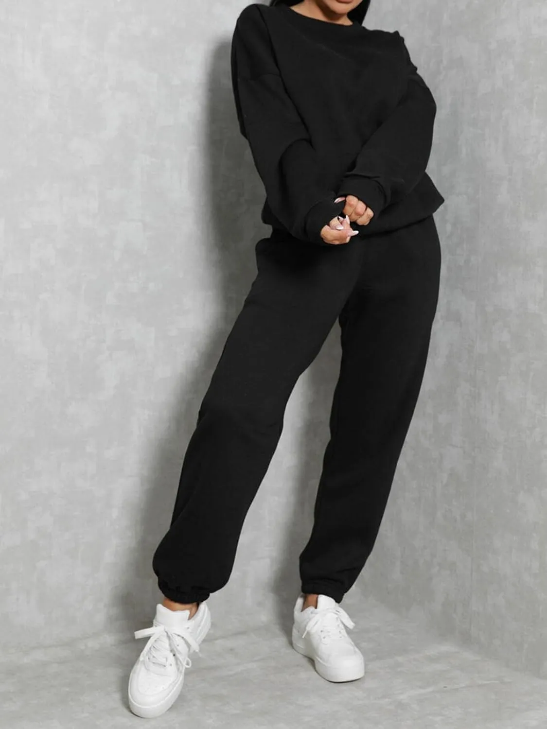 KANSOON Sweatsuits for Women Set 2 Piece Jogging Suit Long Sleeve Pullover Sweatshirts Sweatpants Tracksuit Casual Outfits