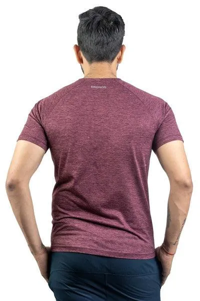 Kronos Raglan T-shirt | Men's | Ruby | KIBI Sports