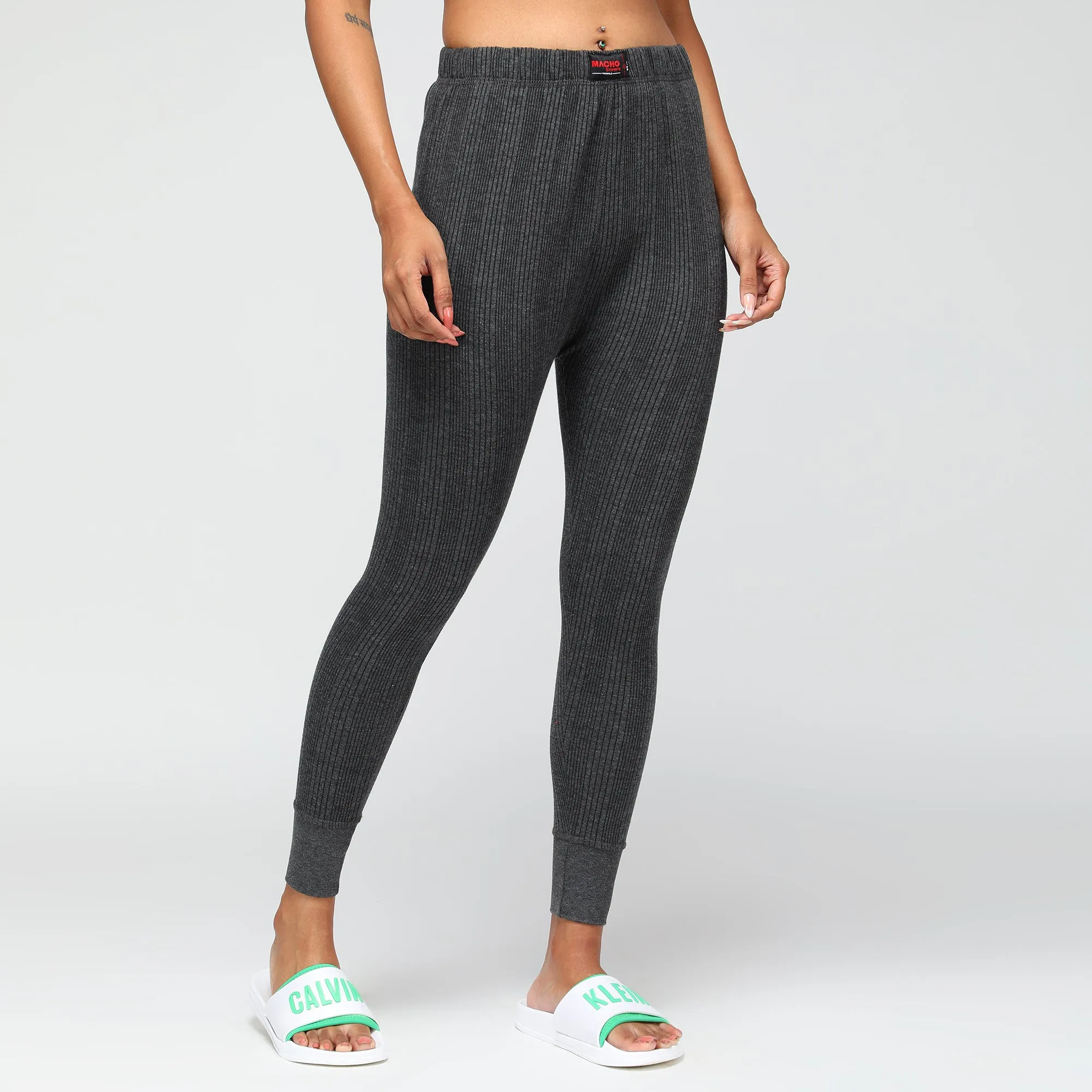 Macho Sporto Women's Thermal Ultima Black Trouser