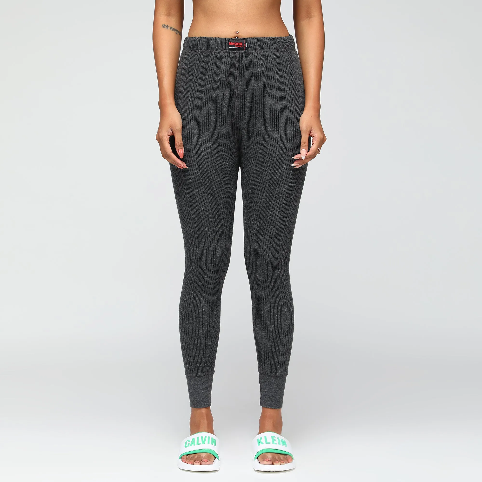 Macho Sporto Women's Thermal Ultima Black Trouser