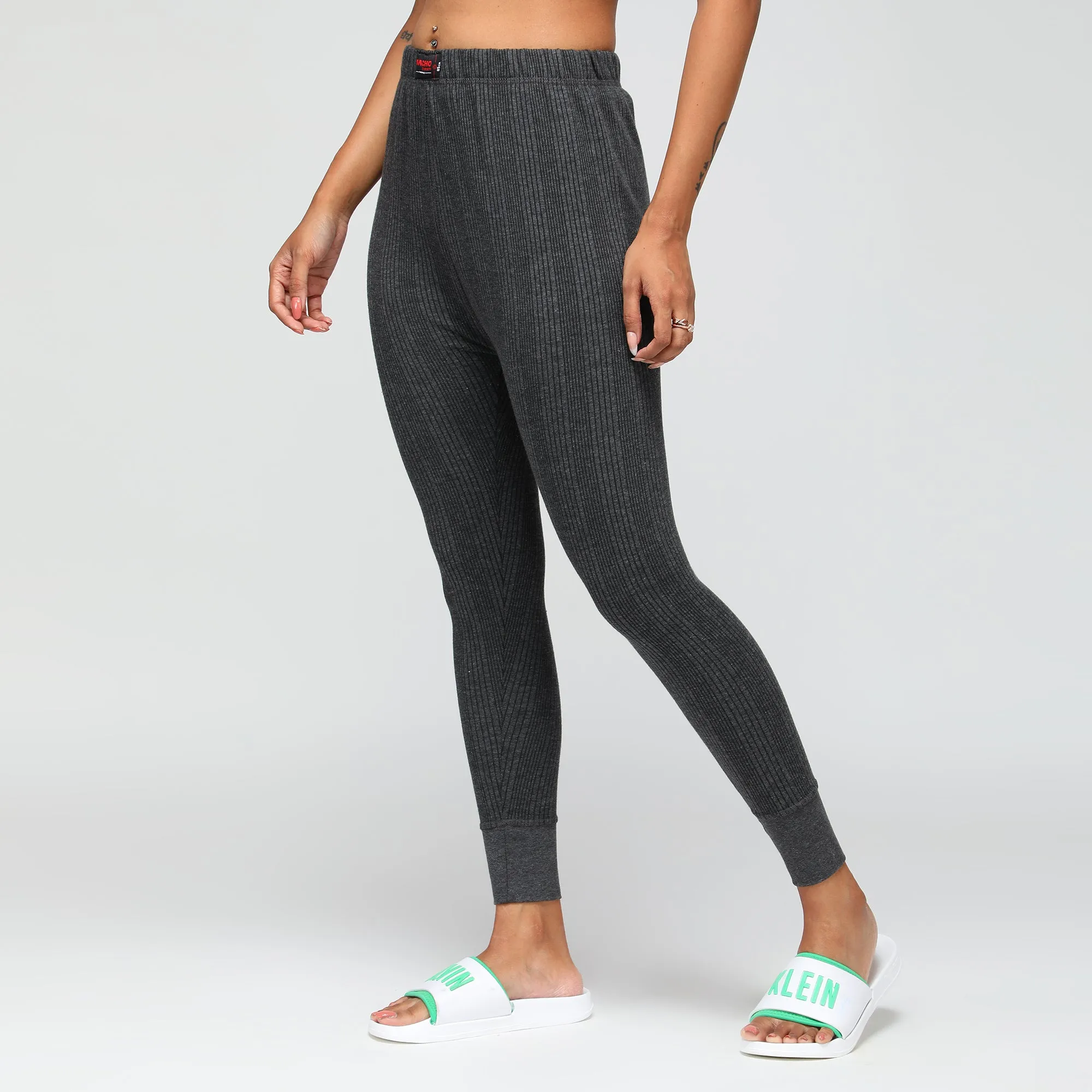 Macho Sporto Women's Thermal Ultima Black Trouser