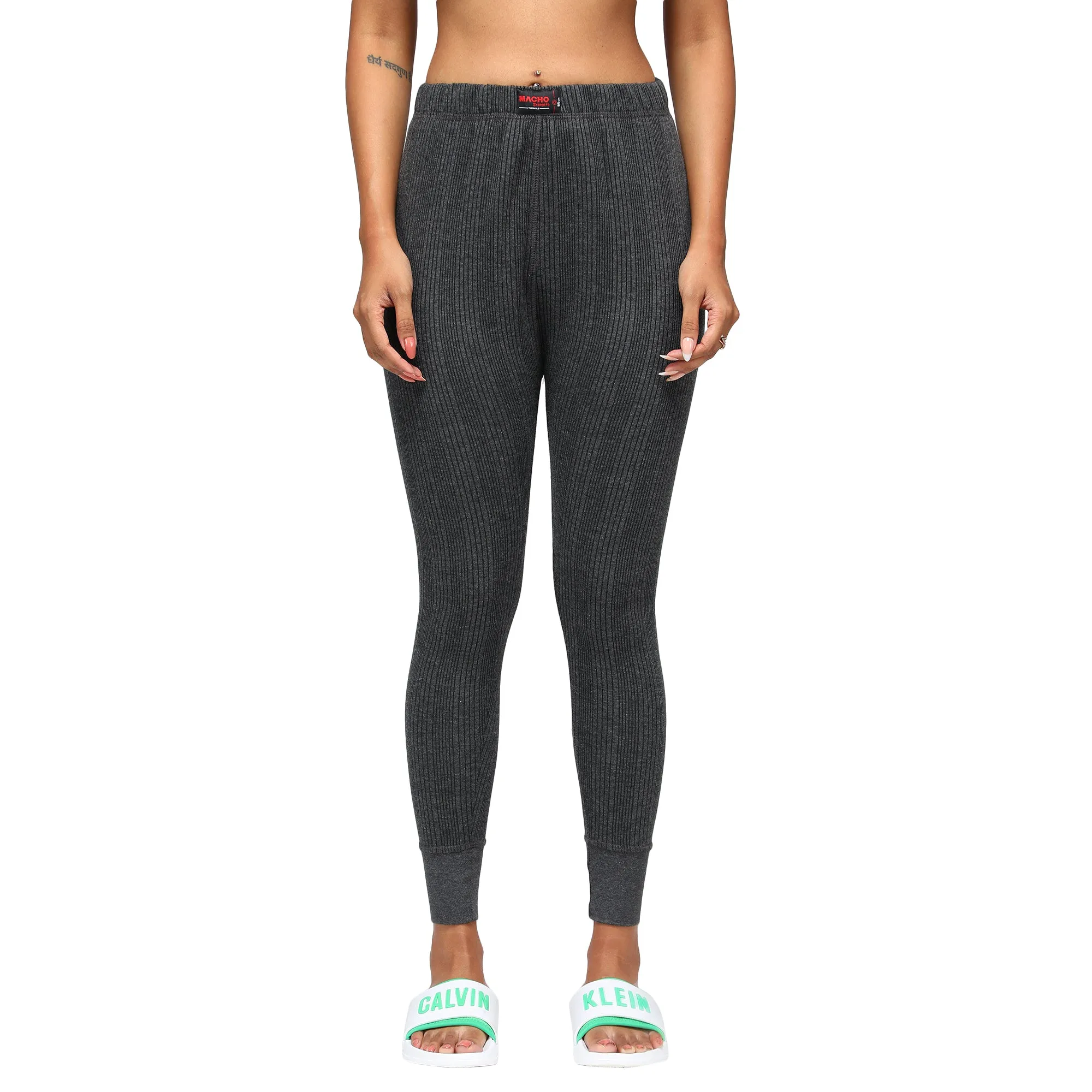 Macho Sporto Women's Thermal Ultima Black Trouser