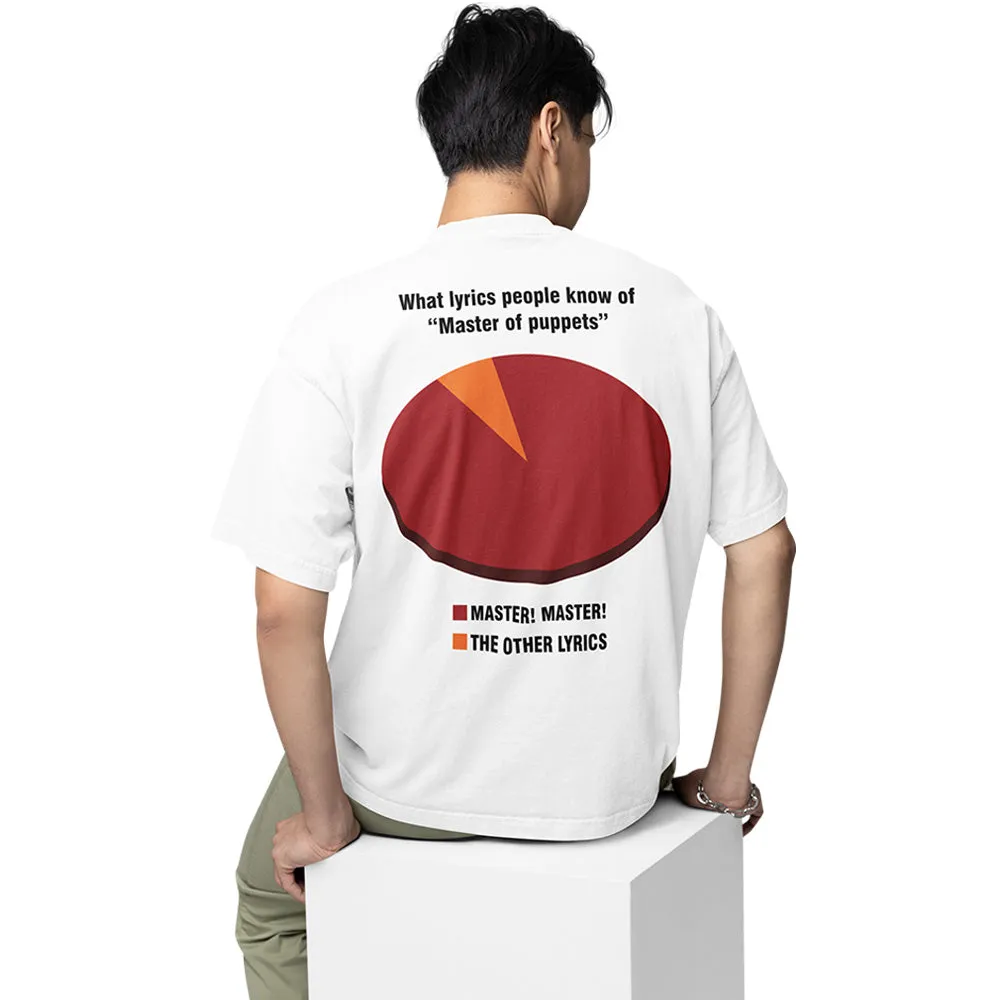 Metallica Oversized T shirt - Master Of Memes
