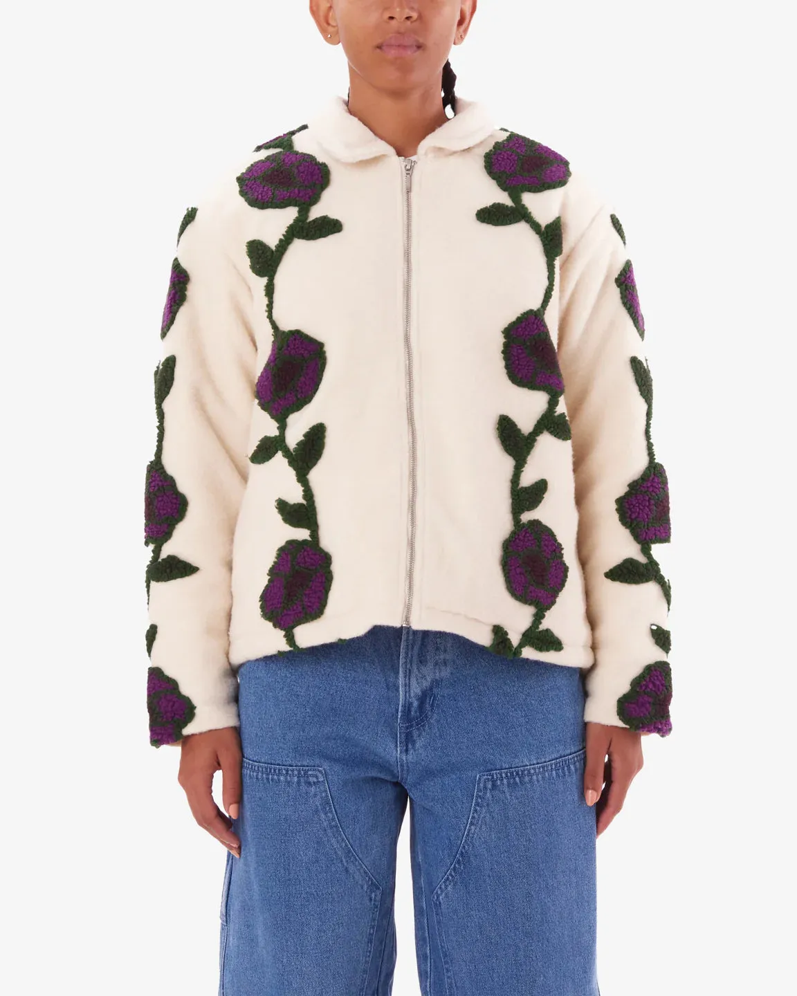Obey Fields Jacquard Sherpa Jacket