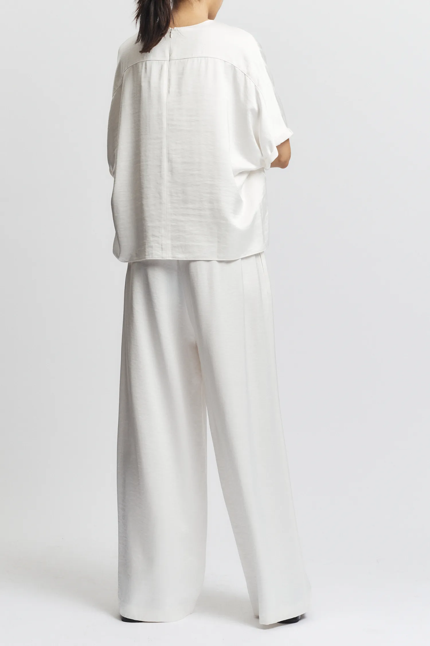 Paige Pull-On Pant; White