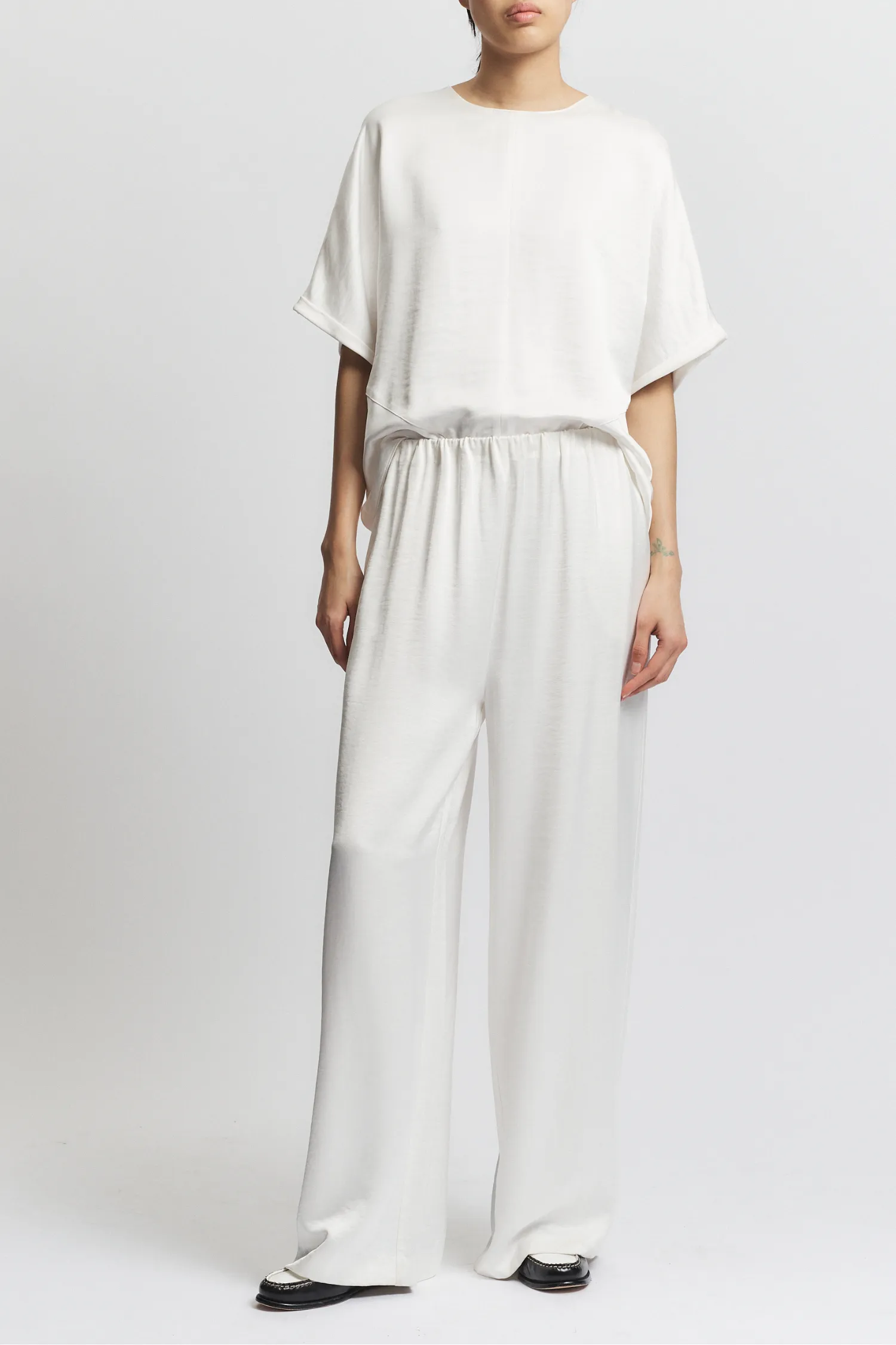 Paige Pull-On Pant; White