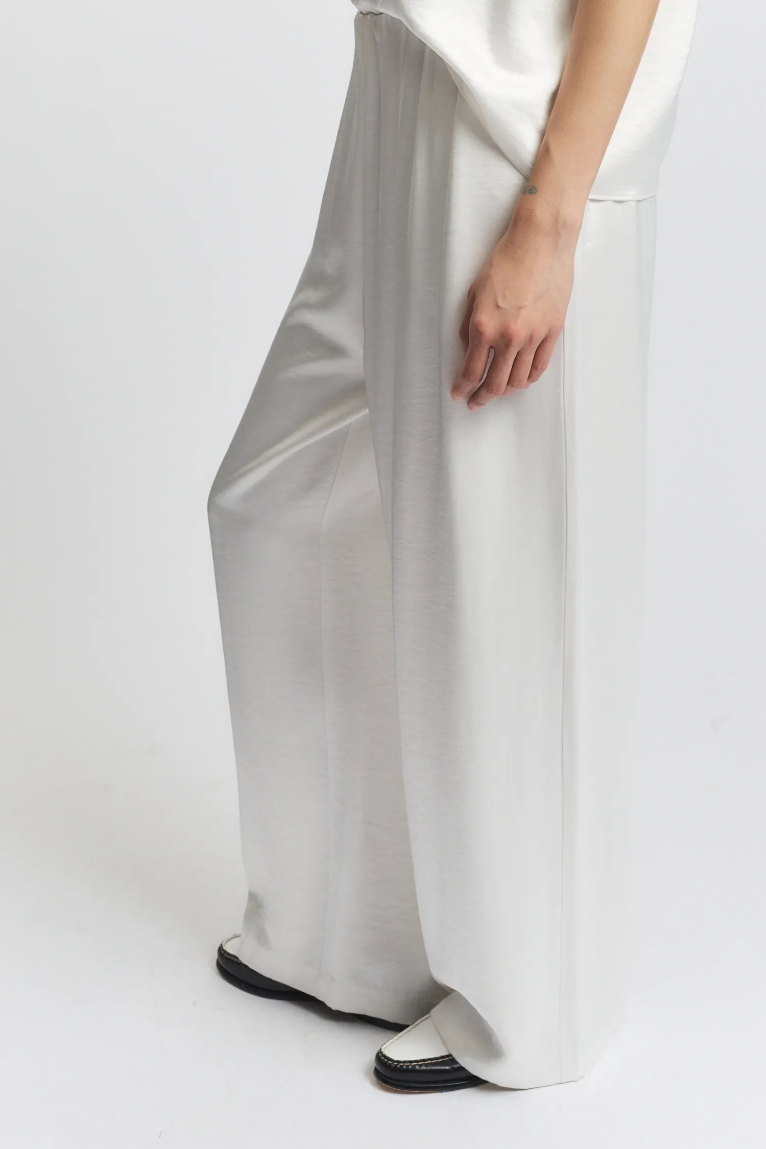Paige Pull-On Pant; White