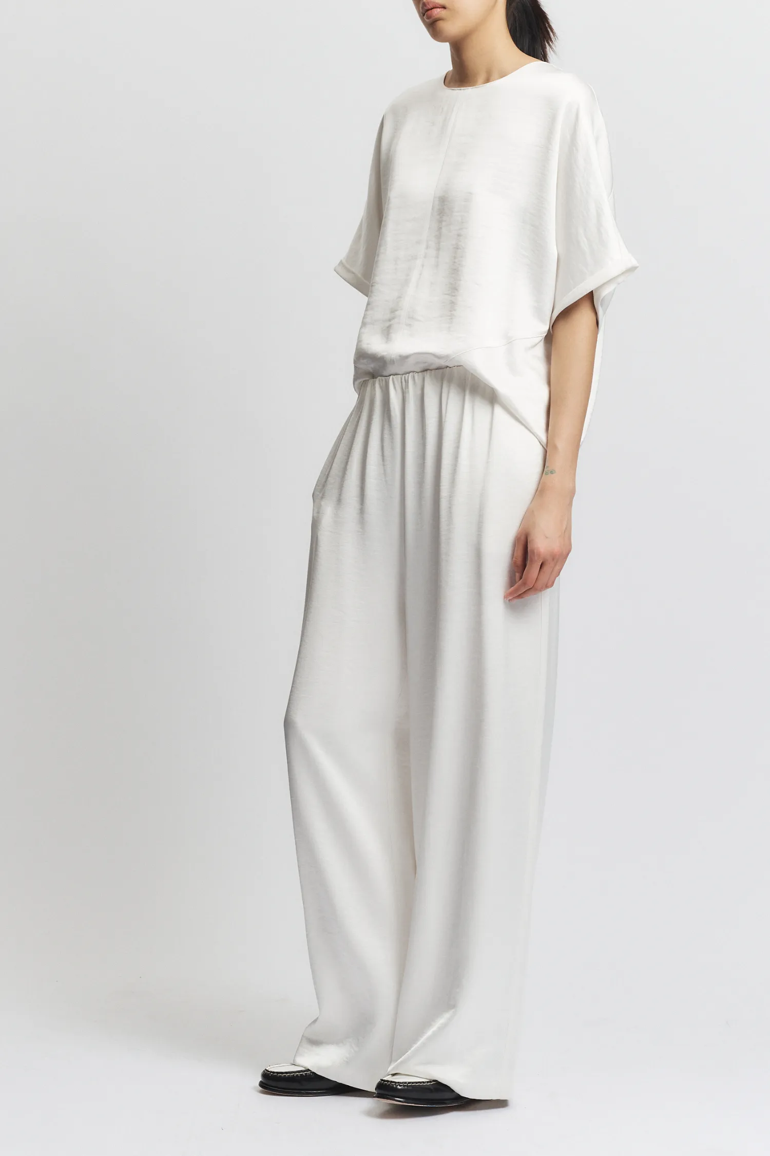 Paige Pull-On Pant; White