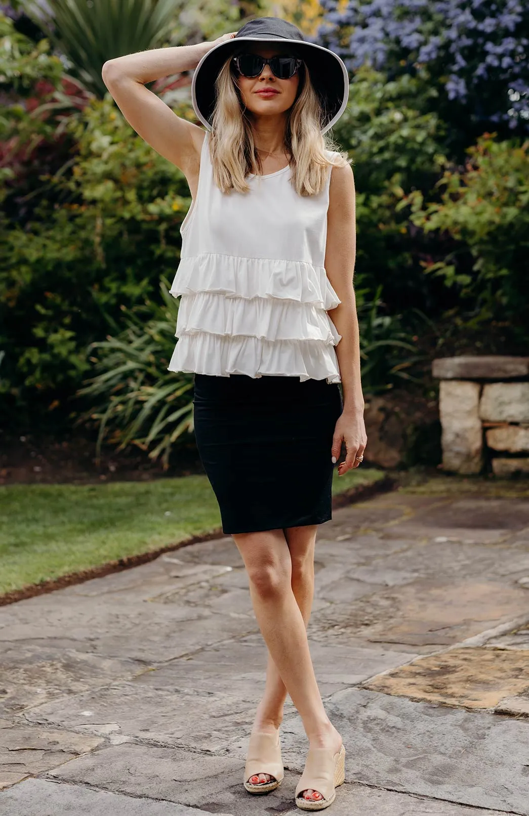 Pre Loved: Leila Top - Organic Cotton (size 8)