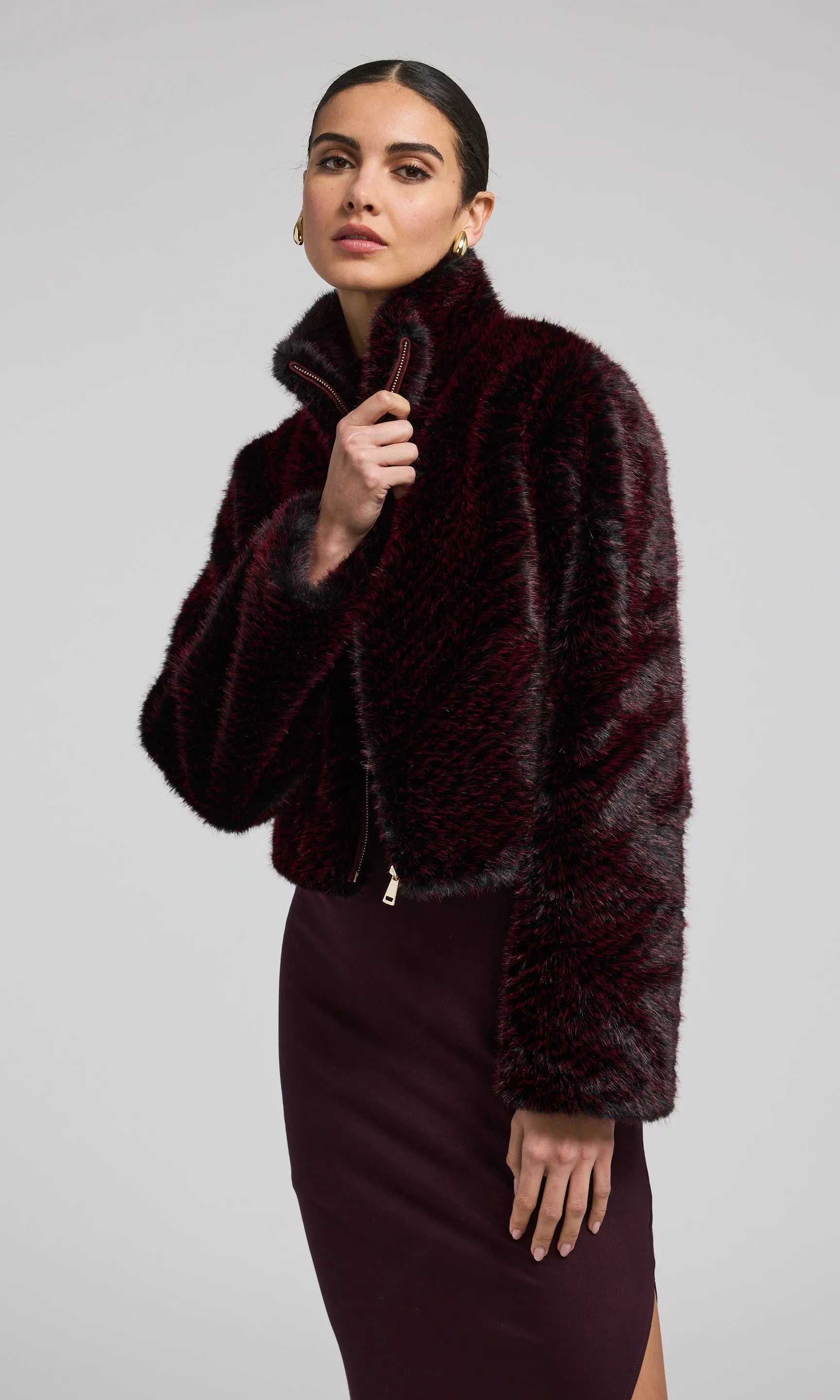 Roxi Faux Fur Bomber