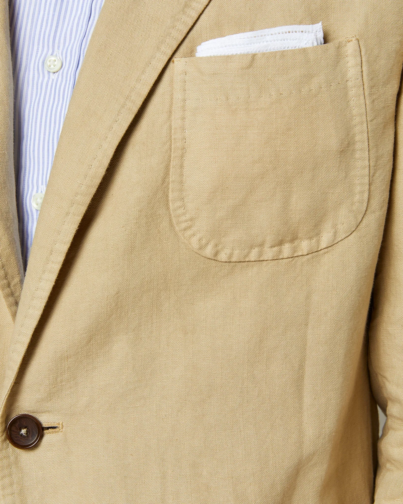 Sid Mashburn Butcher Jacket - Khaki