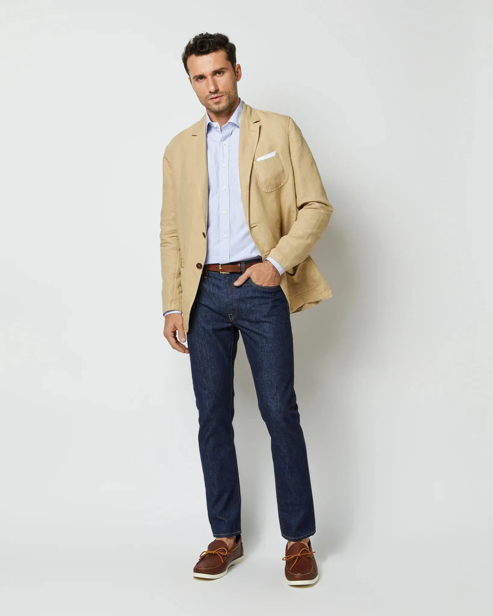 Sid Mashburn Butcher Jacket - Khaki