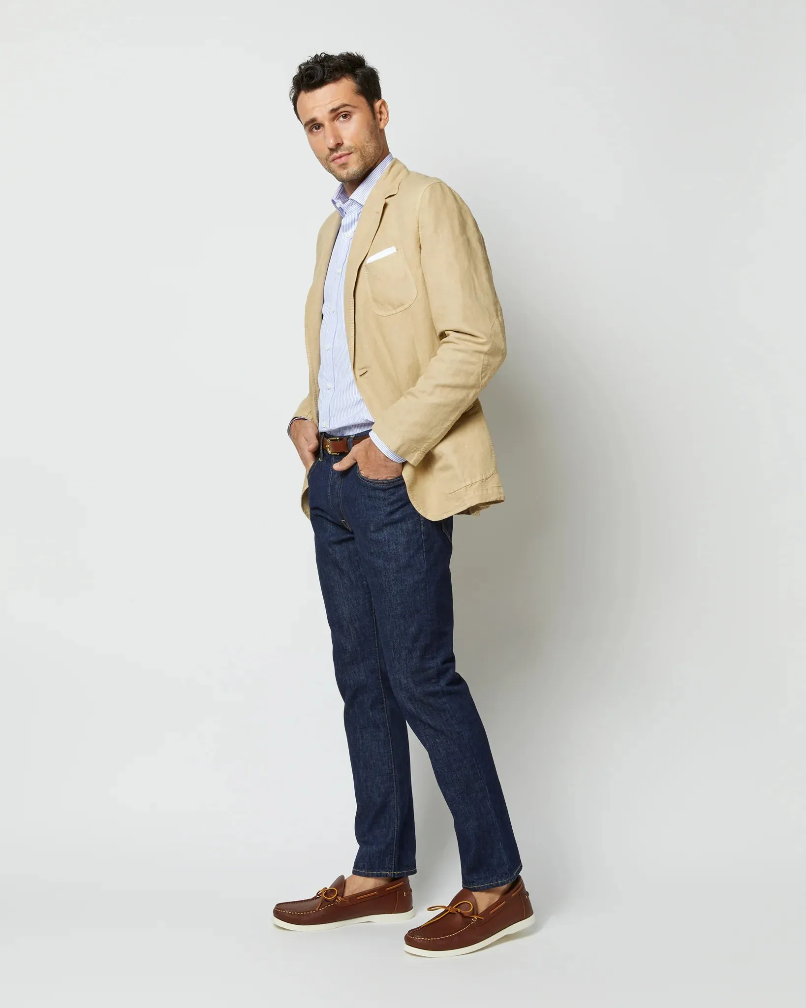 Sid Mashburn Butcher Jacket - Khaki
