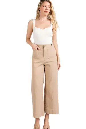 Soft Washed Wide Leg Pants