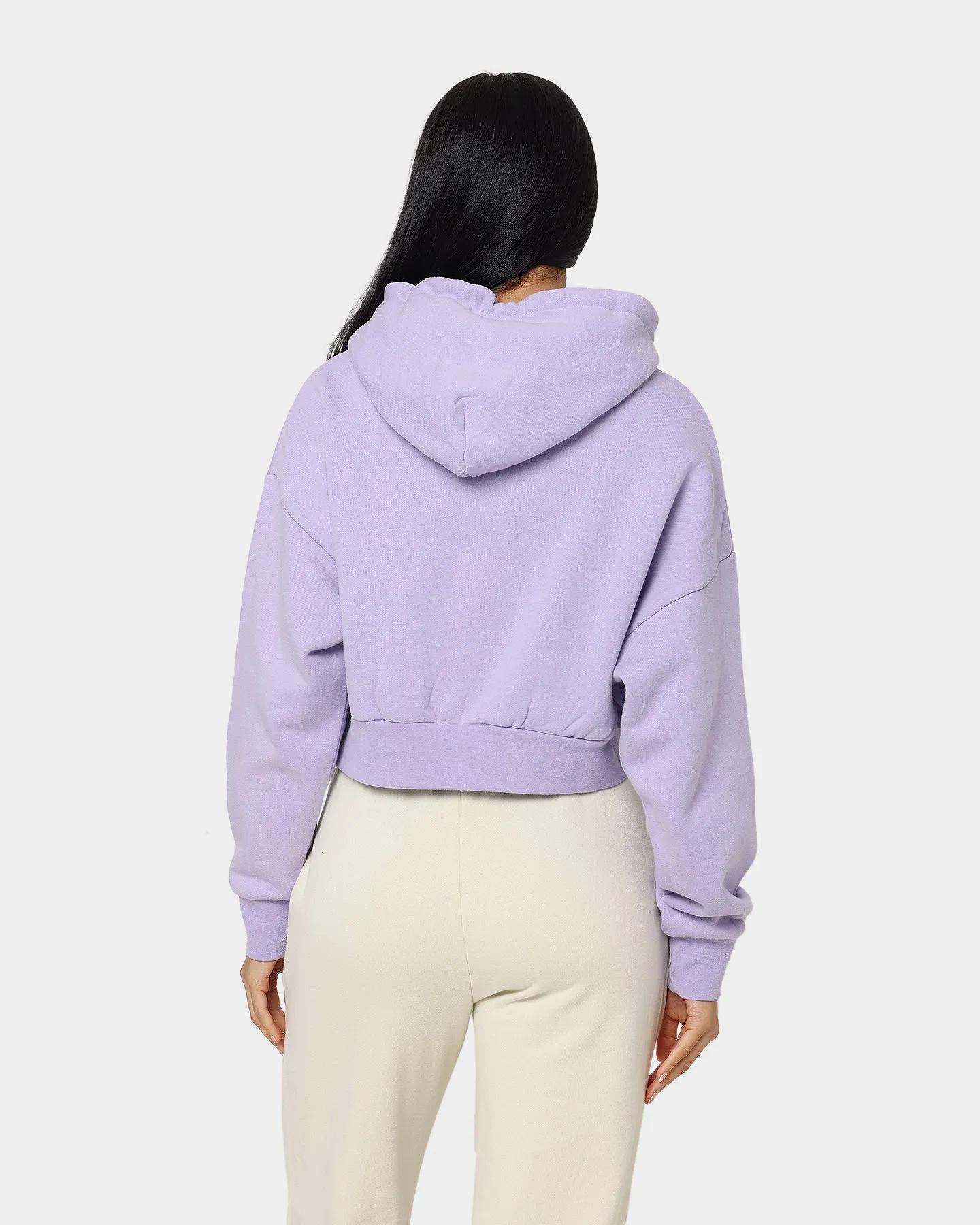 Stussy Women's Globe Hoodie Lavender