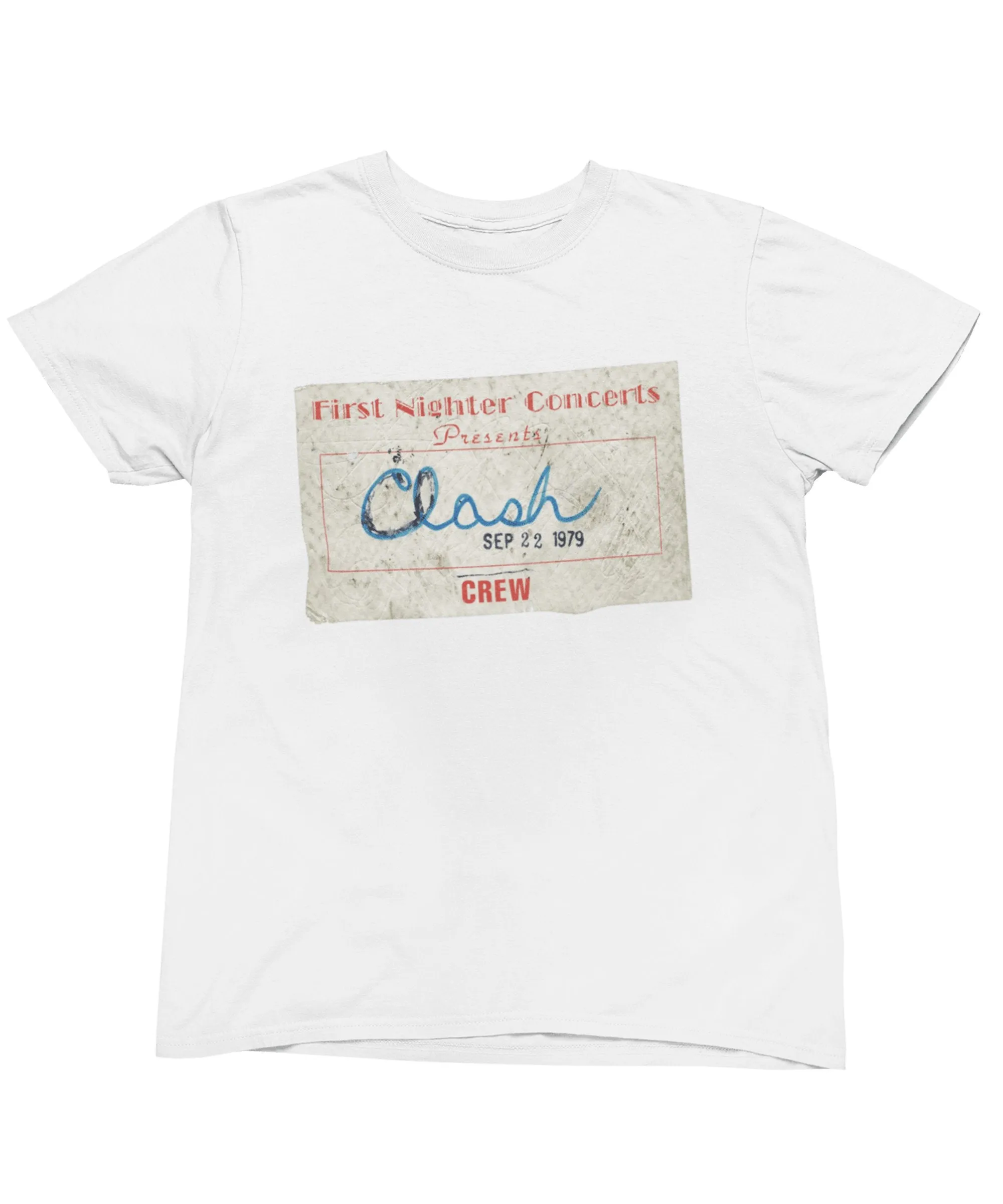 The Clash Take The Fifth Tour First Night Crew Pass T-Shirt
