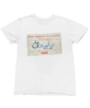 The Clash Take The Fifth Tour First Night Crew Pass T-Shirt