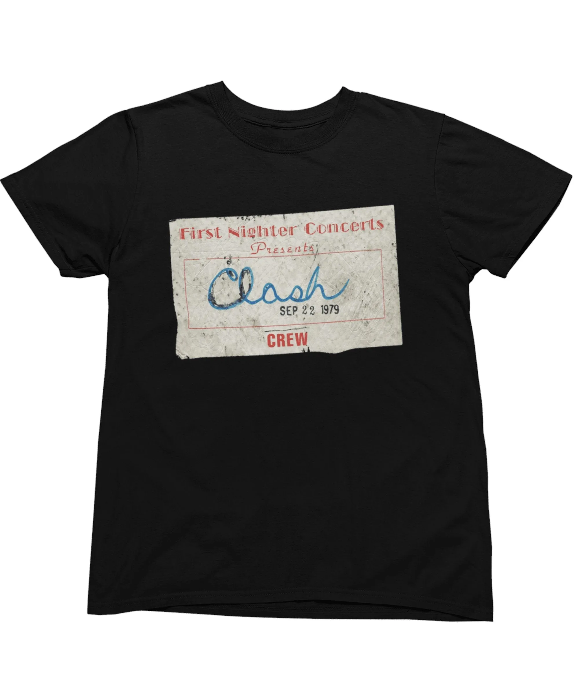 The Clash Take The Fifth Tour First Night Crew Pass T-Shirt