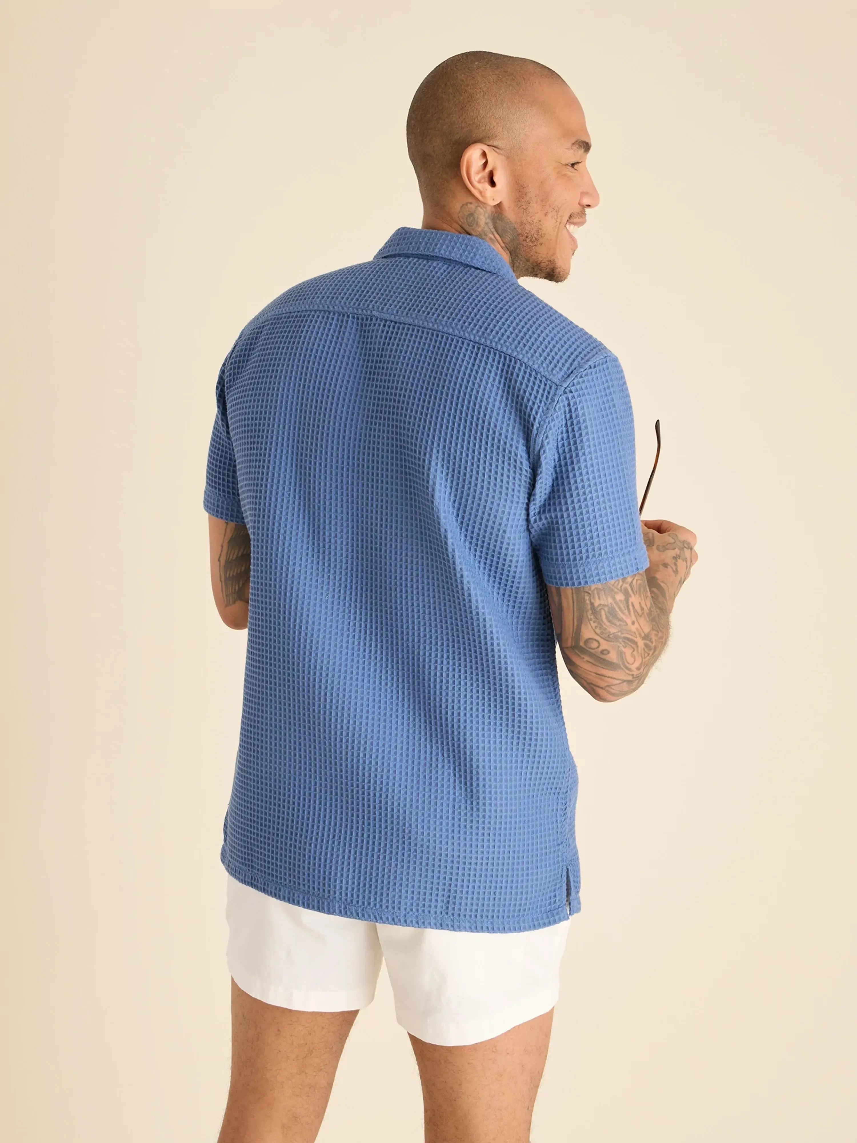 The Dodge & Weave (Waffle Weave Sunday Shirt)
