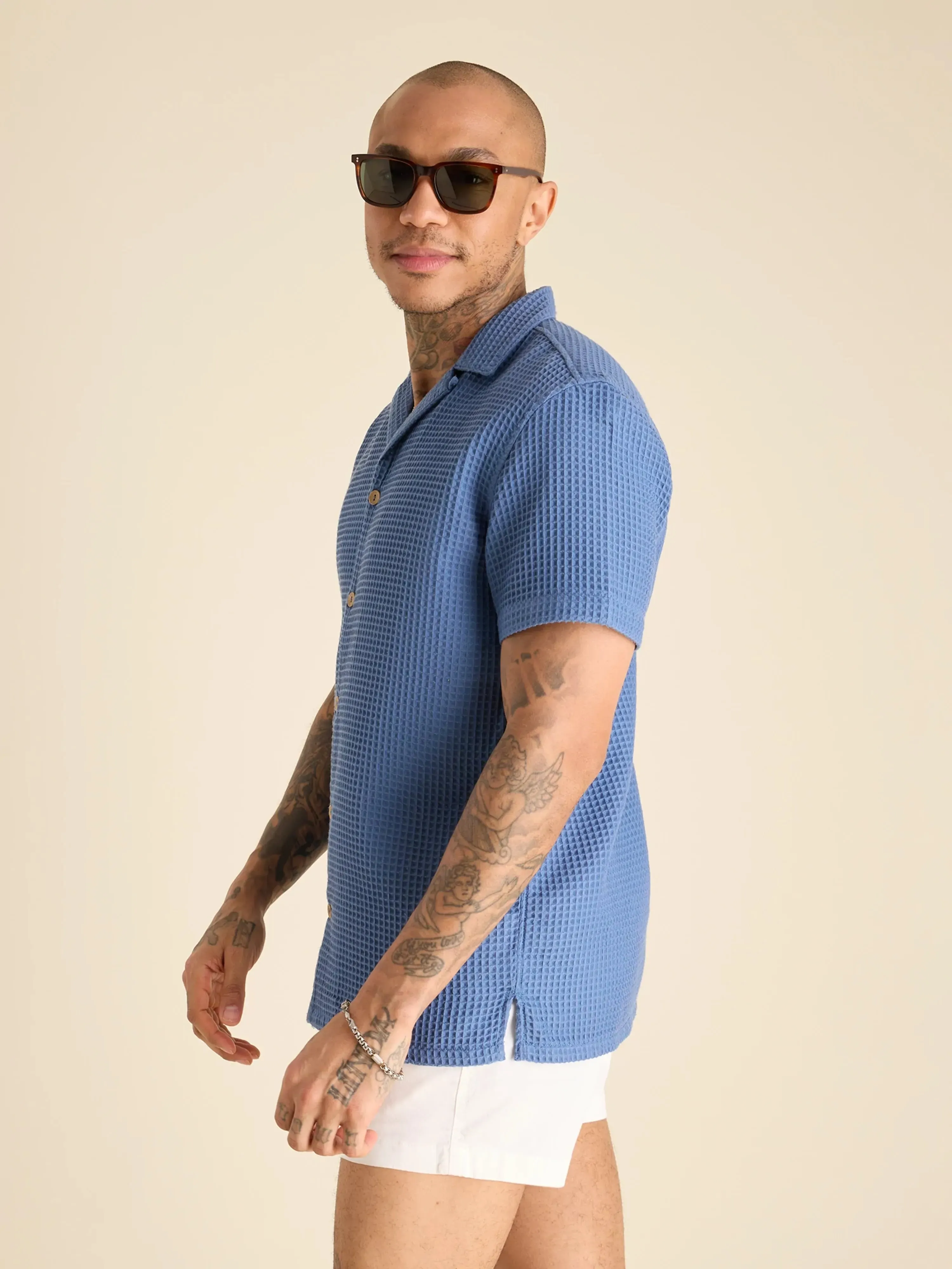 The Dodge & Weave (Waffle Weave Sunday Shirt)