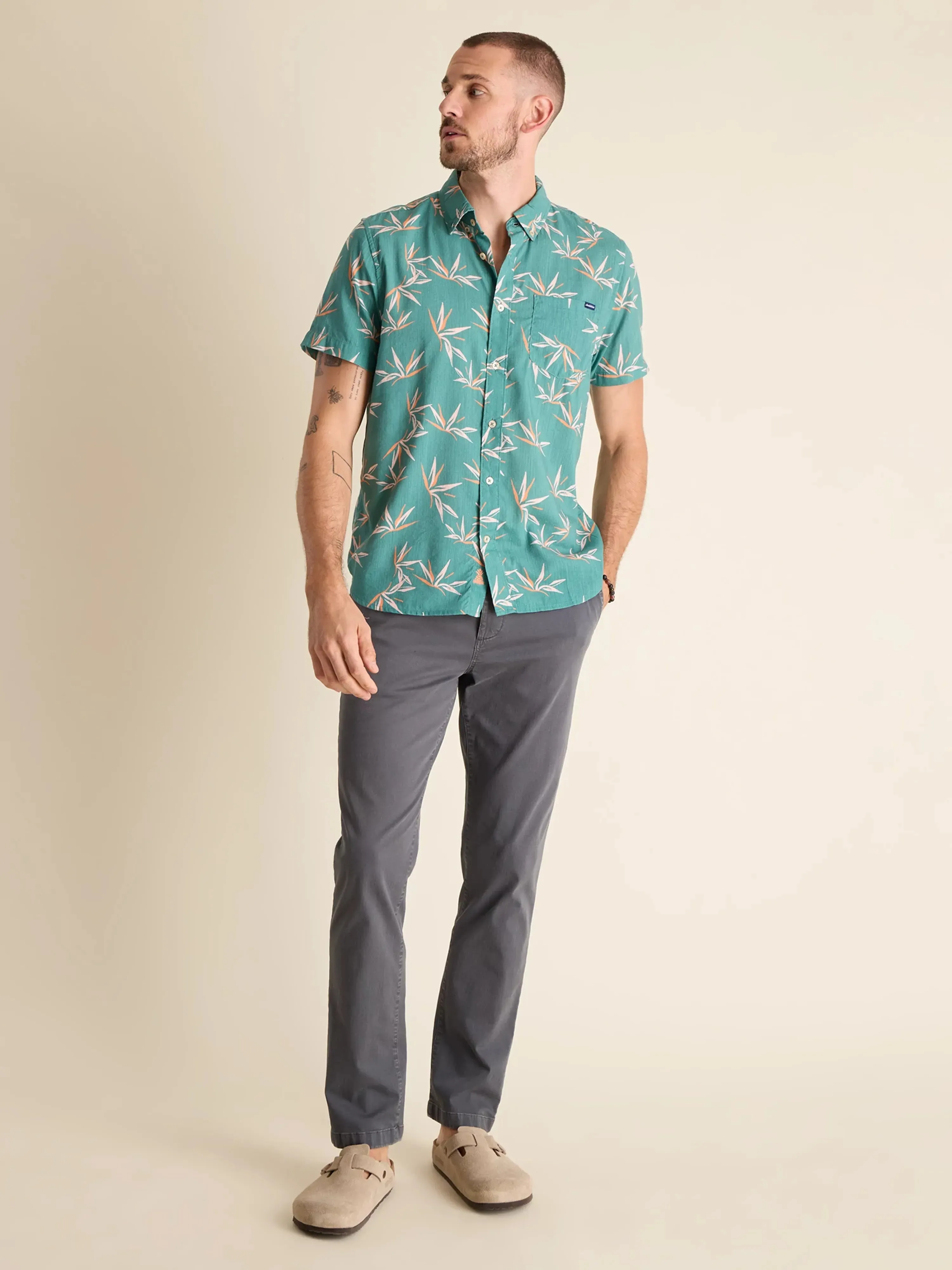 The Paradise Petal (Slub Poplin Friday Shirt)