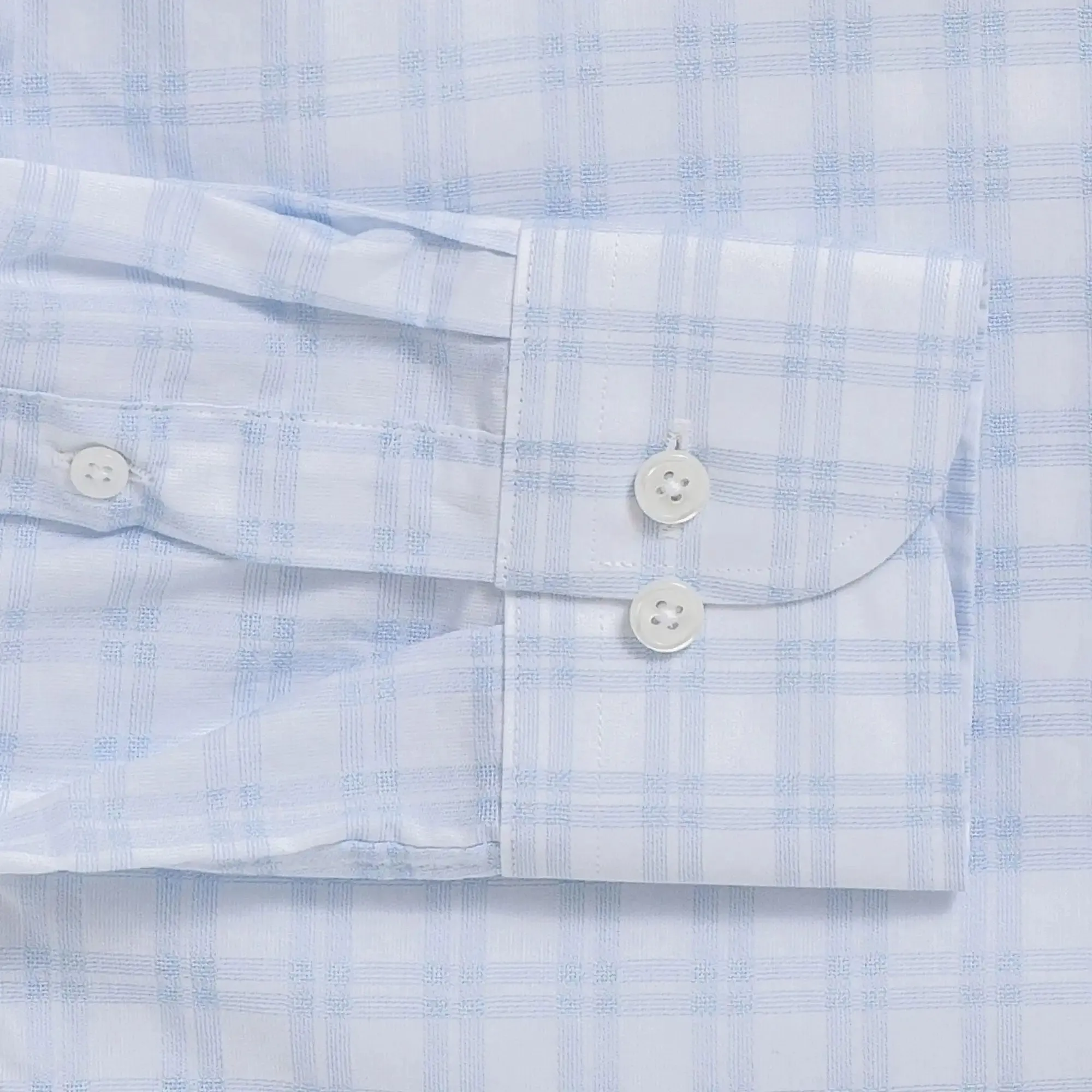 The Sky Blue Ellis Plaid Custom Shirt