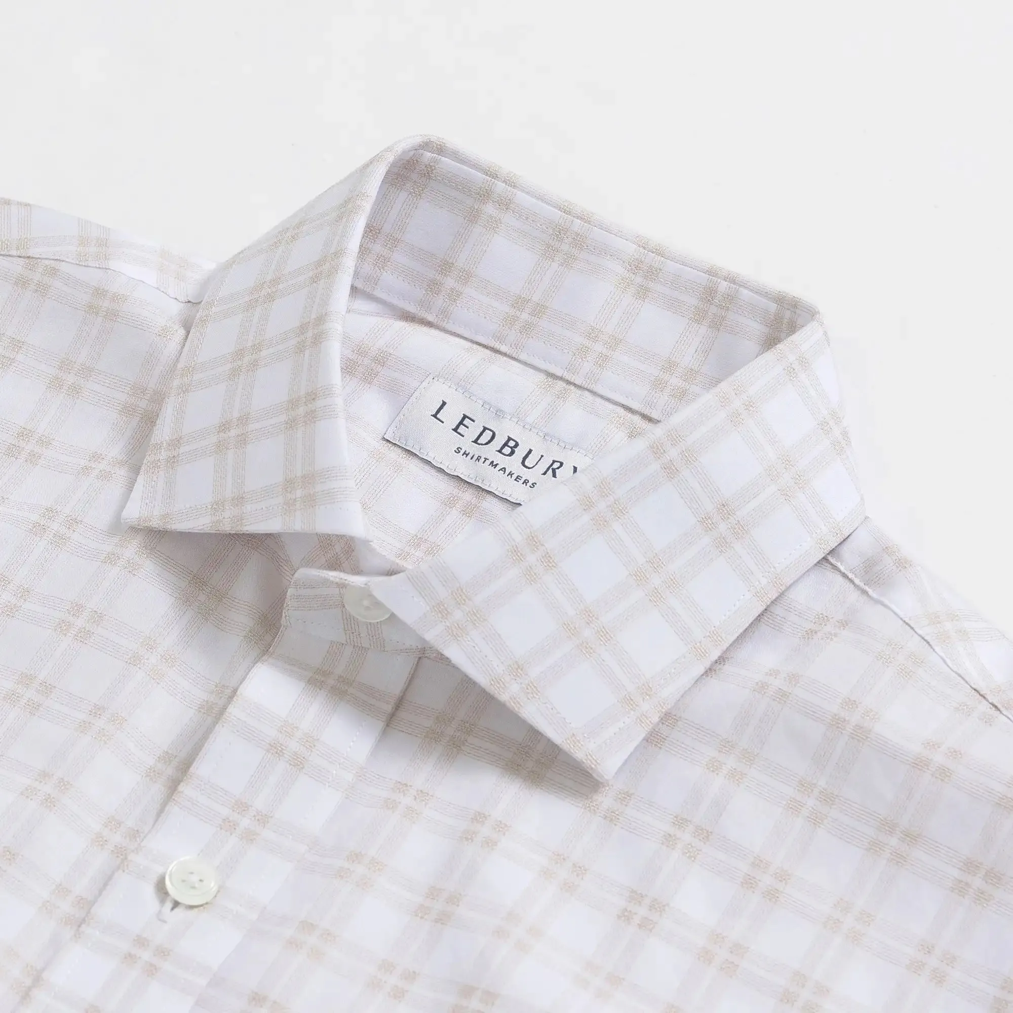 The Tan Ellis Plaid Custom Shirt