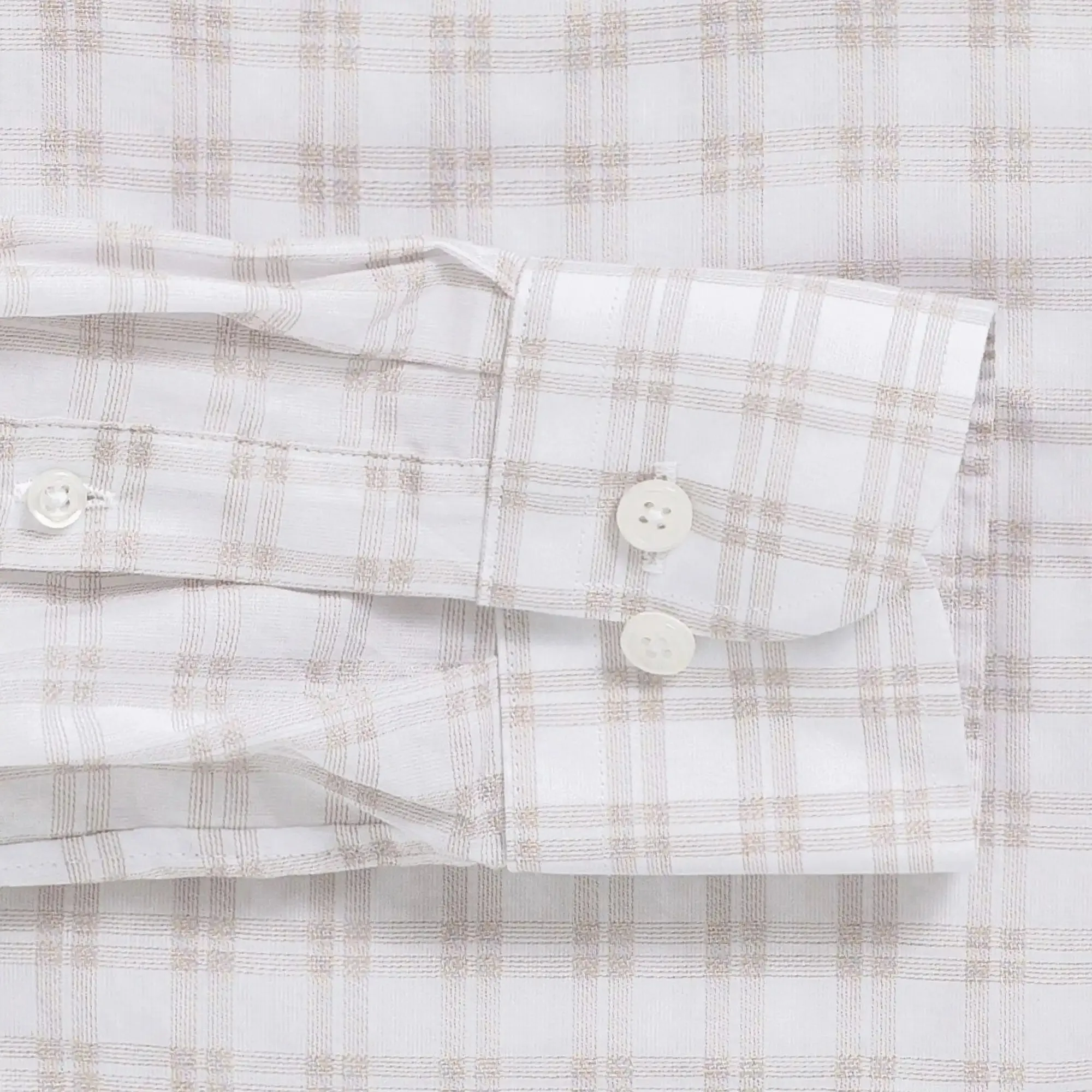 The Tan Ellis Plaid Custom Shirt