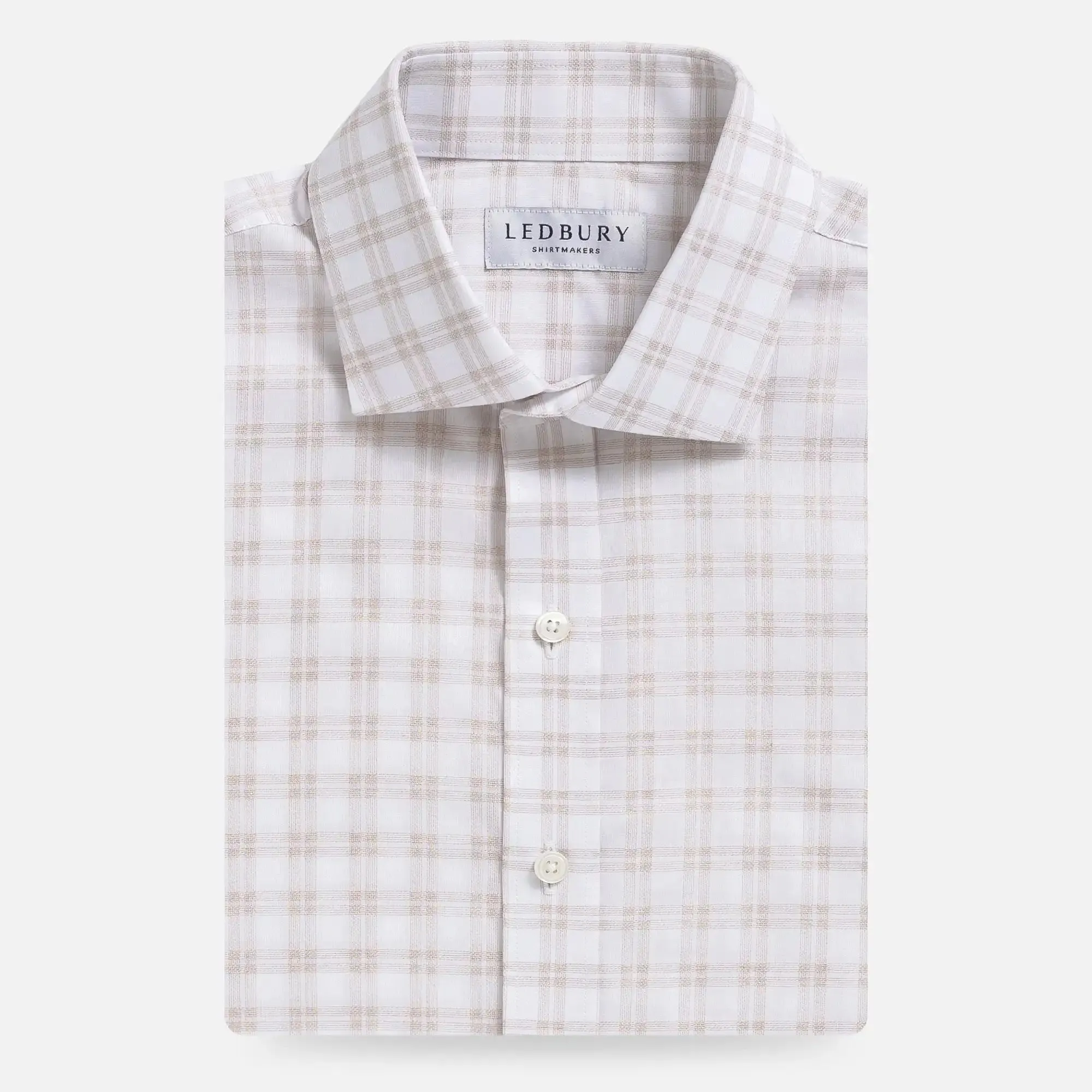 The Tan Ellis Plaid Custom Shirt