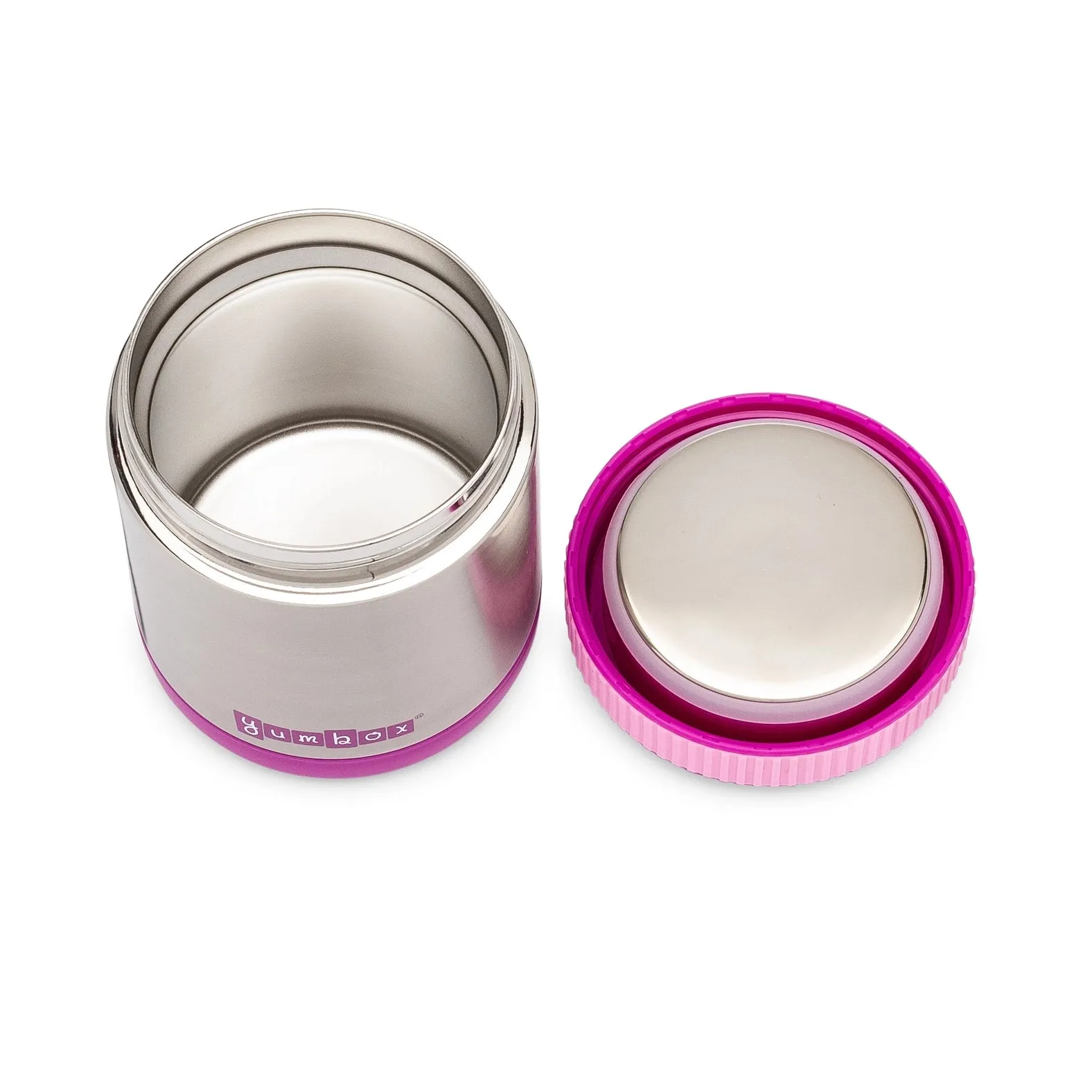 Thermal Food Jar For Hot Lunch - Yumbox Zuppa with Spoon - Purple