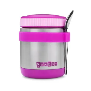 Thermal Food Jar For Hot Lunch - Yumbox Zuppa with Spoon - Purple