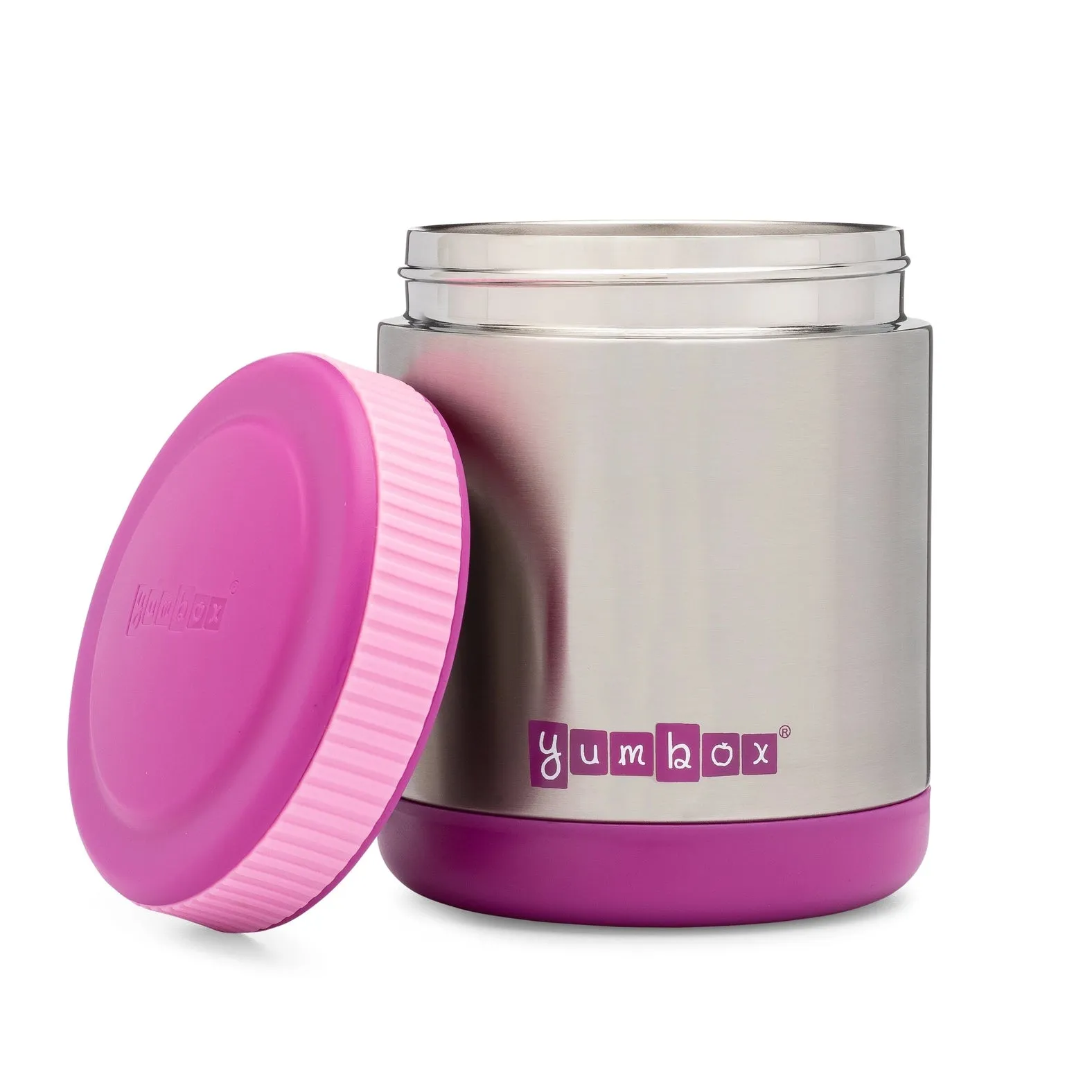 Thermal Food Jar For Hot Lunch - Yumbox Zuppa with Spoon - Purple