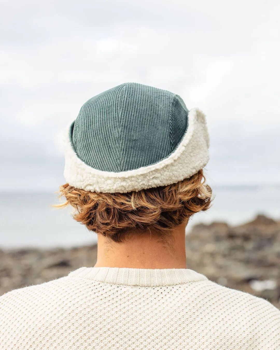 Twill Daytime Sherpa Lined Hat - Deep Ocean